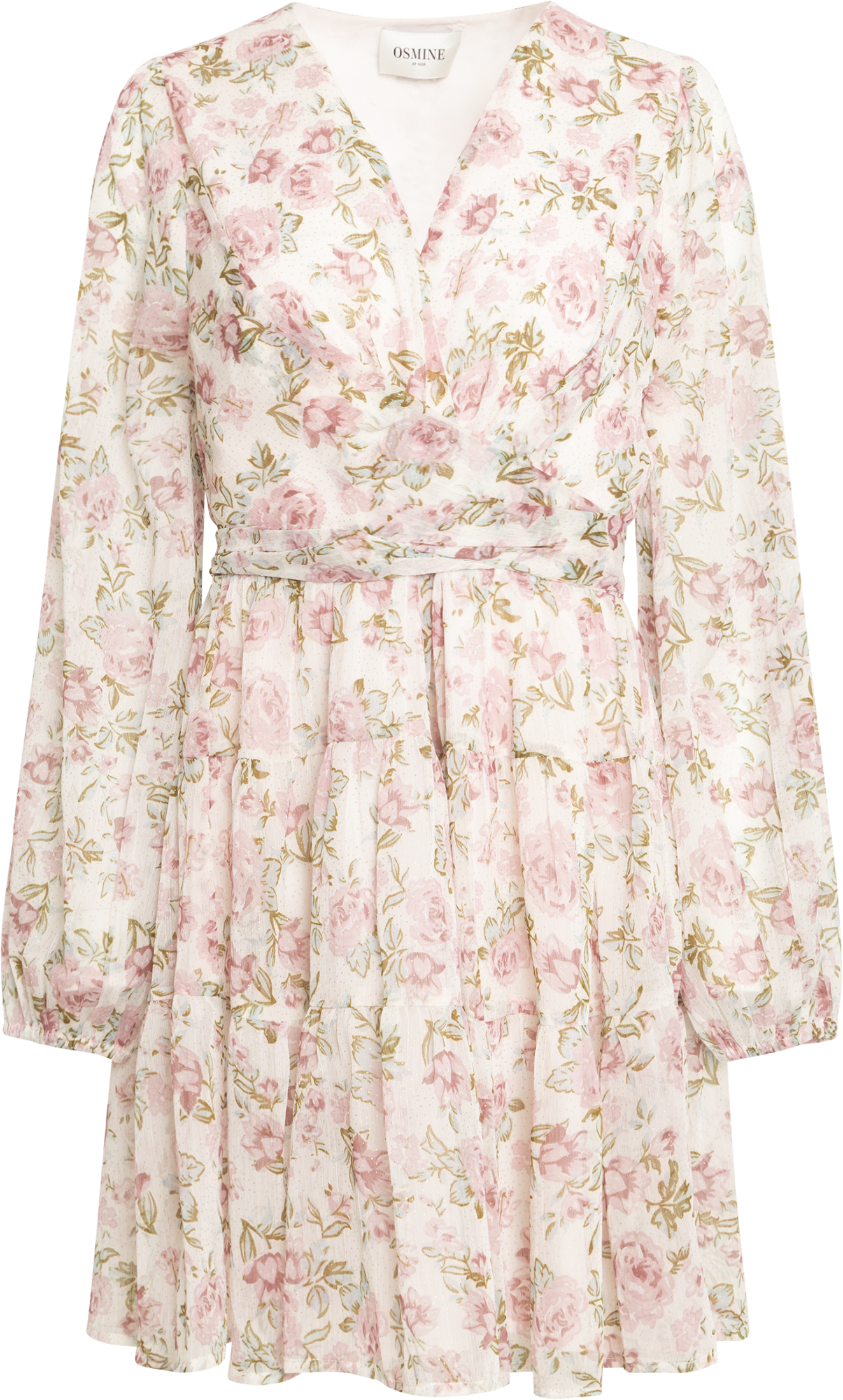 Hedvig Chiffon Mini Dress - Pink Floral