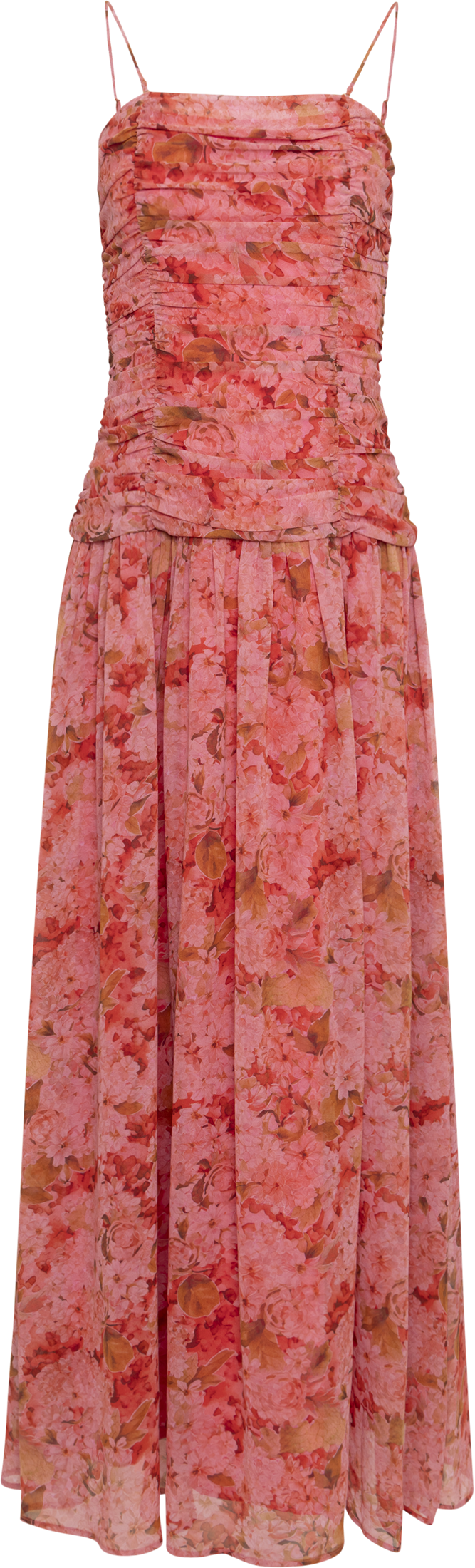 Dagmar Flowy Bandeau Dress - Pink