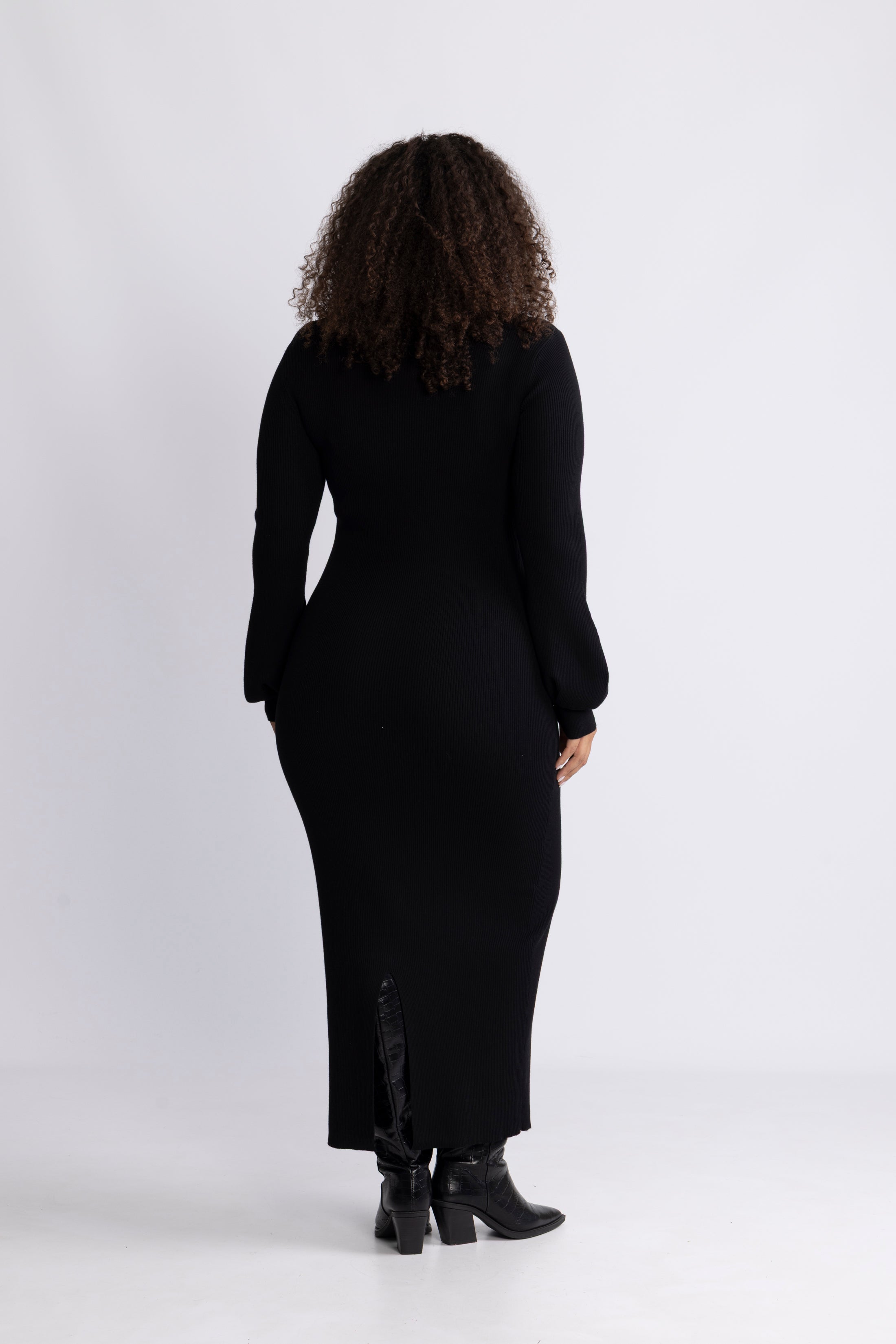 Janet Knit Dress - Black