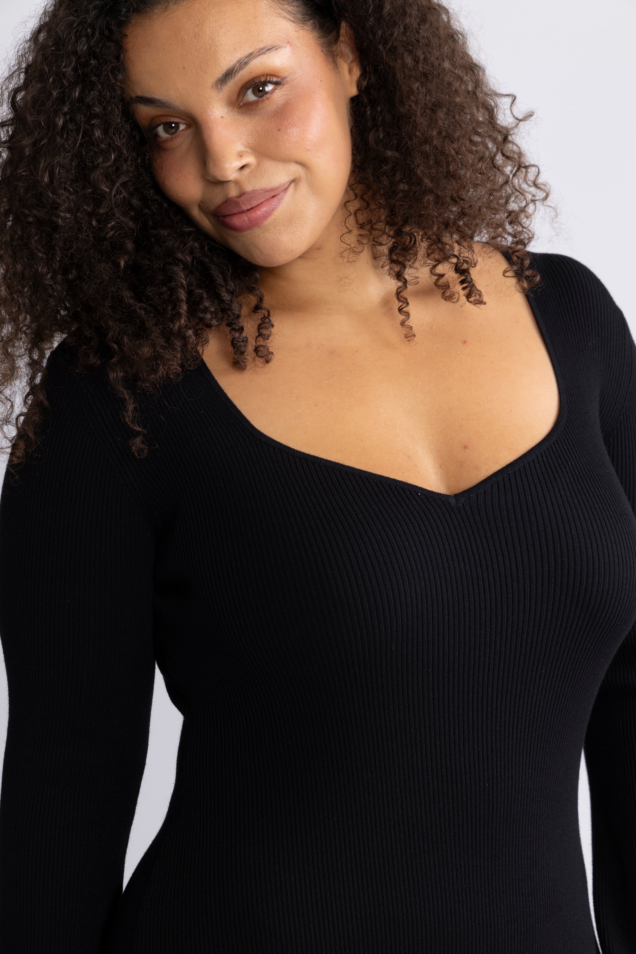 Janet Knit Dress - Black