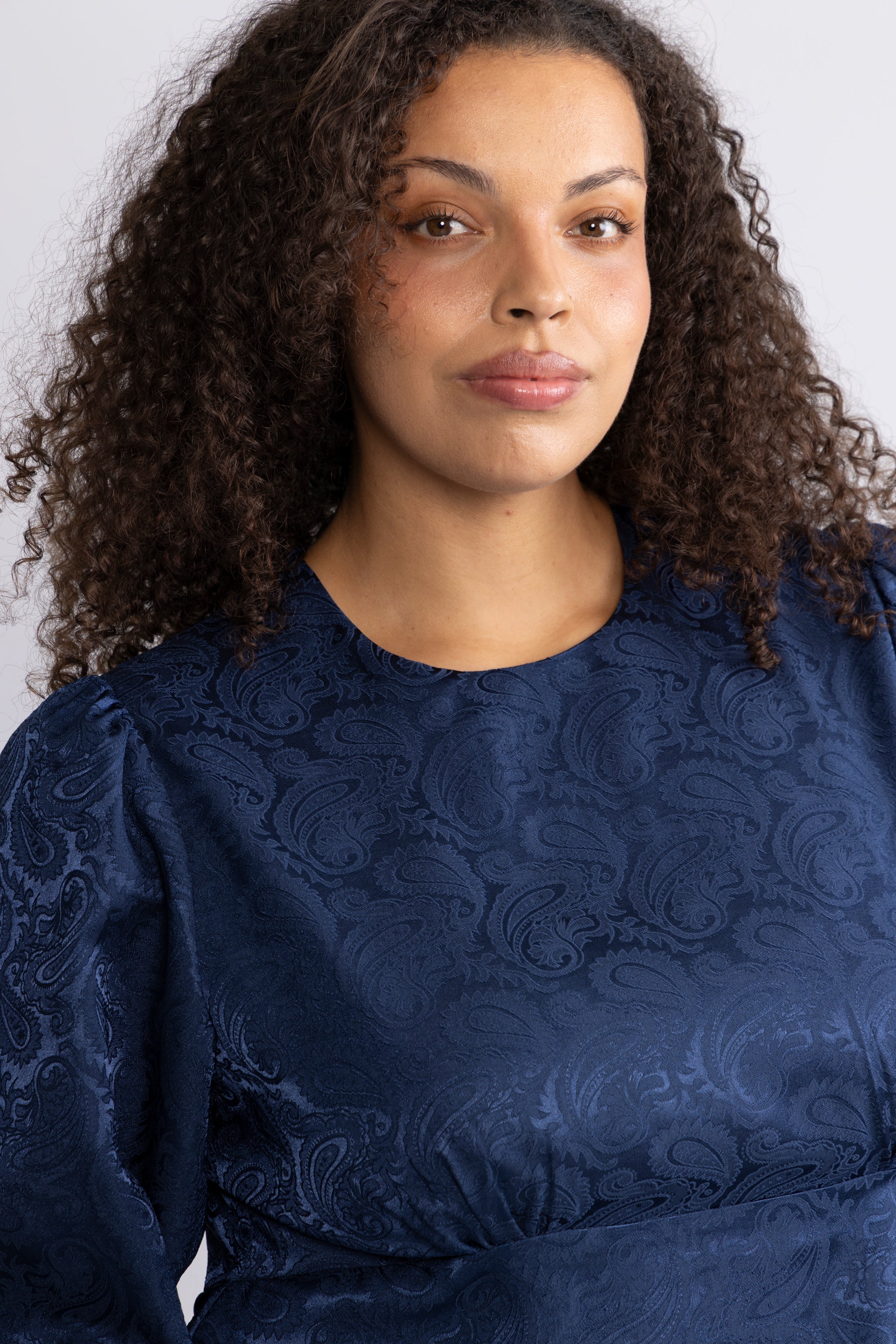 Edda Short Dress - Navy