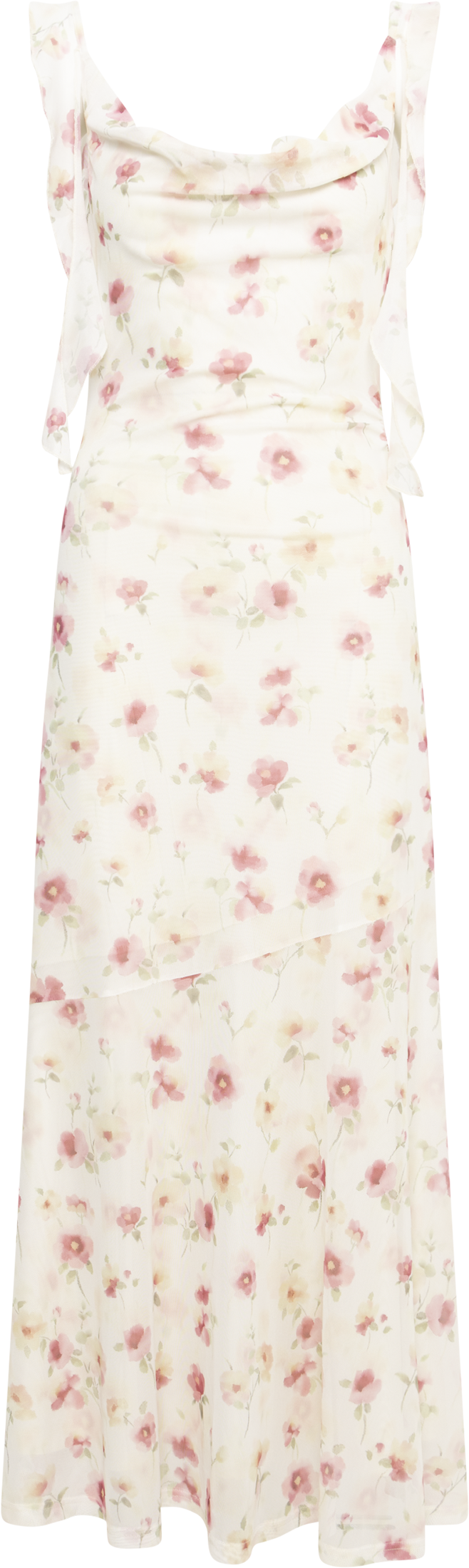 Cecilia Slip Maxi Dress - Pink Floral