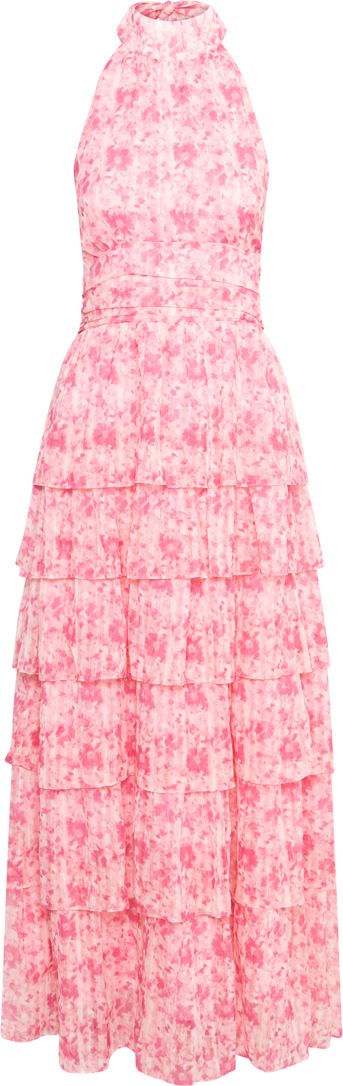 Ingalu Watercolor Dress - Pink