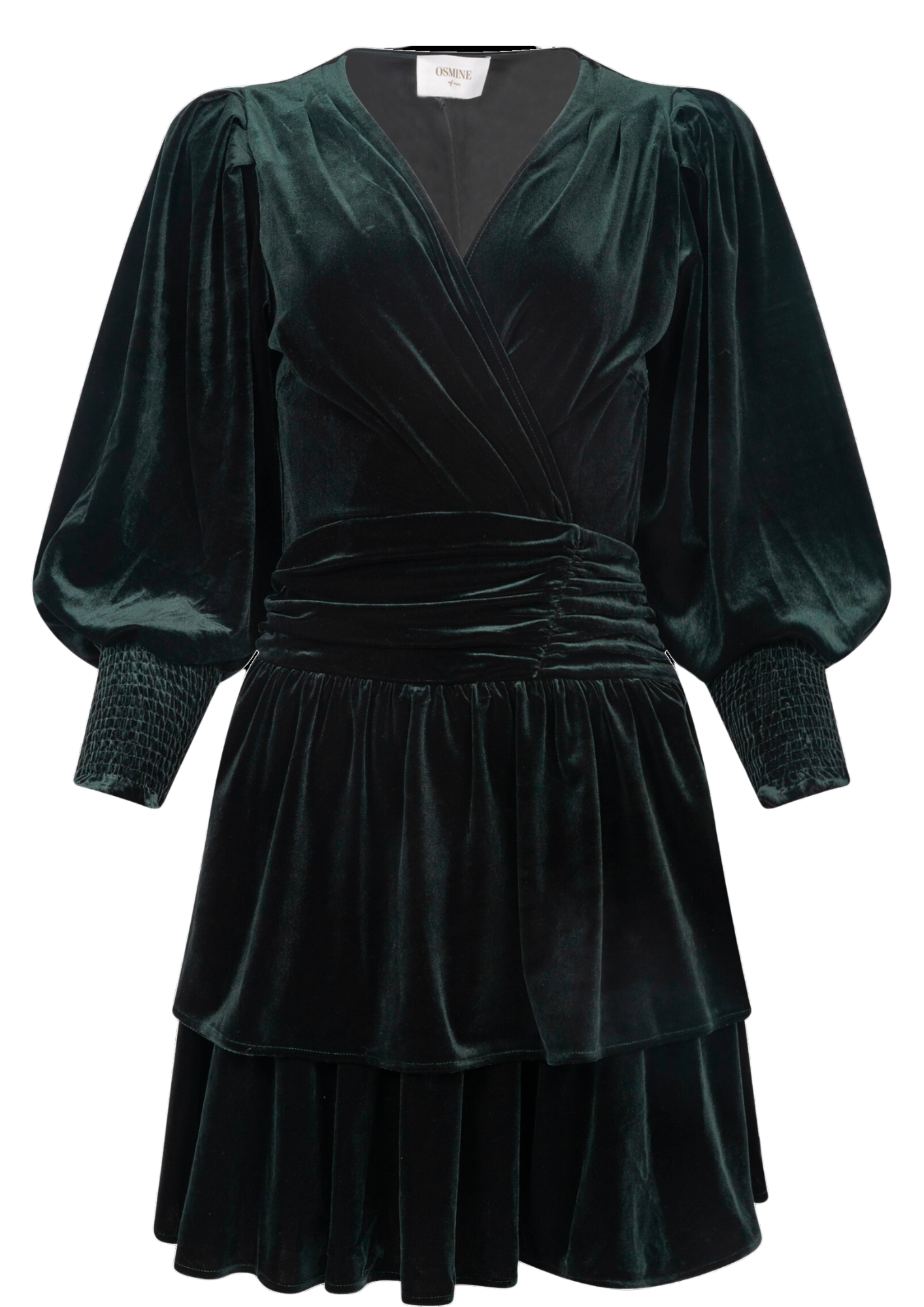 Jade Velvet Dress - Green