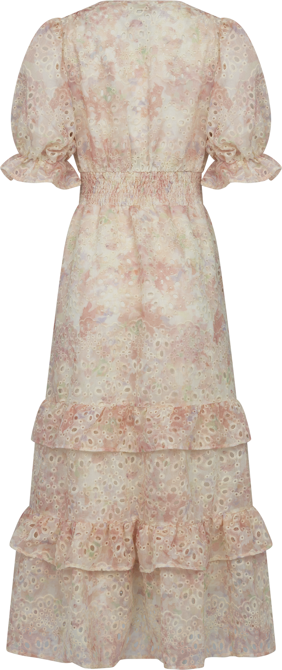 Nanni Maxi Emb Dress - Pink