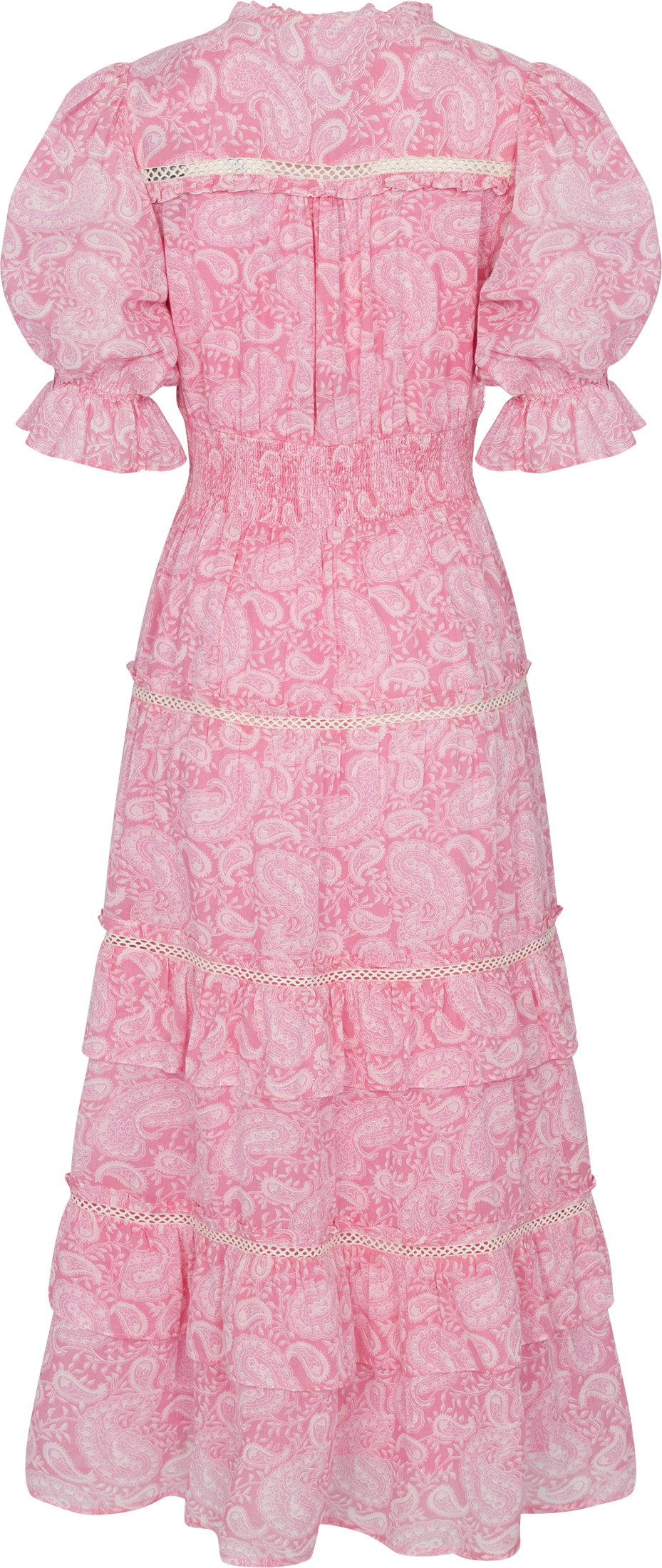 Vera Paisley Dress - Pink Paisley