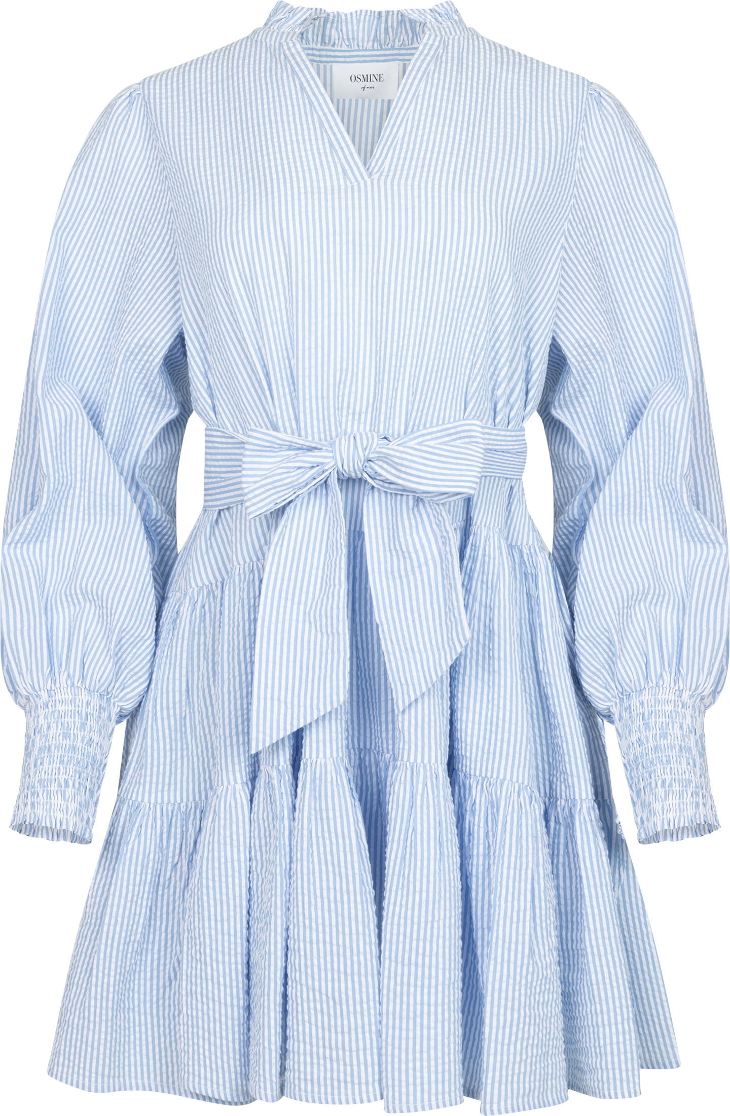 Delphine Stripe Dress - Blue Stripe