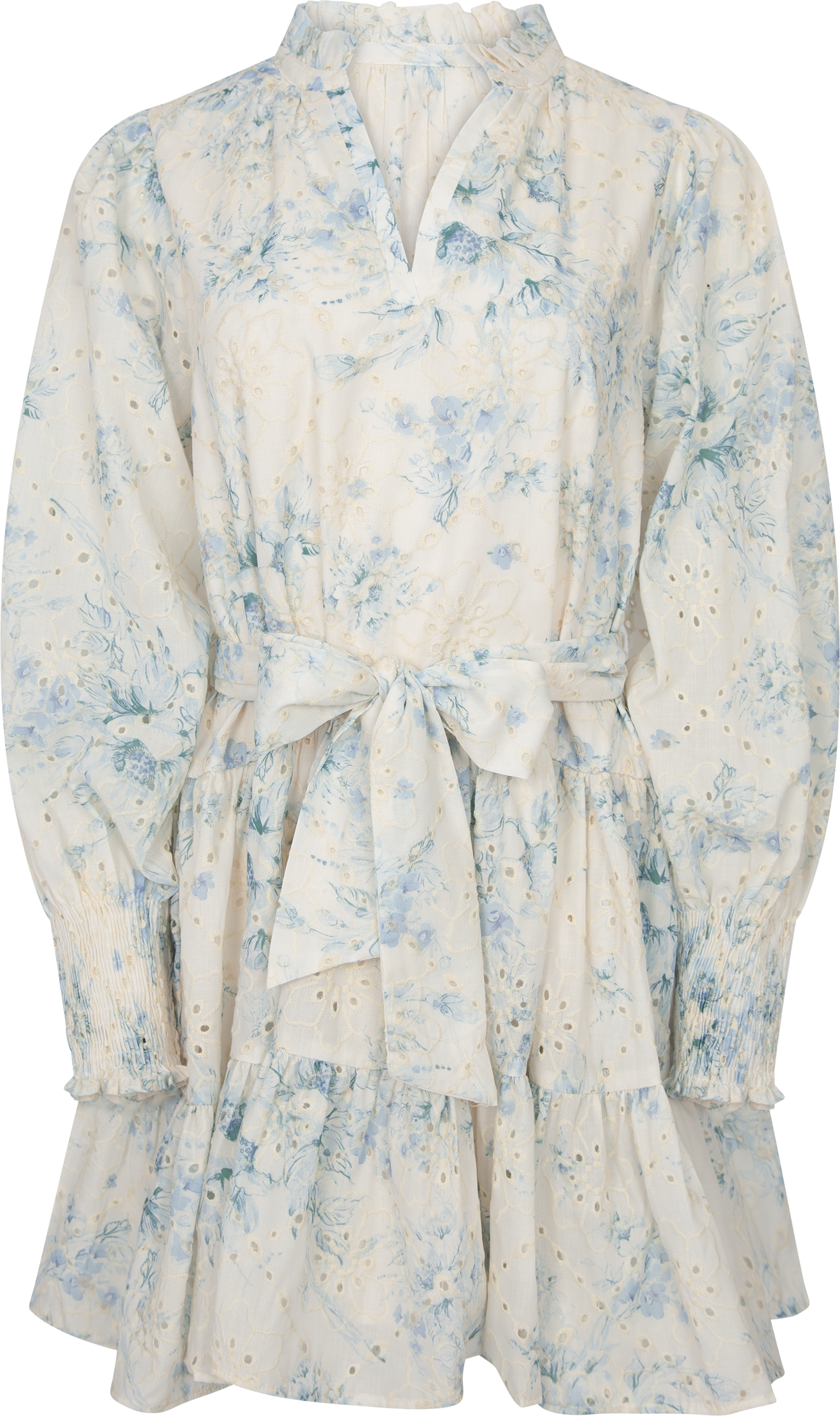 Delphine B Anglaise Dress - Blue