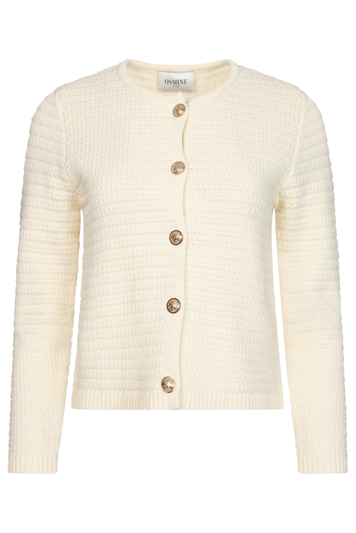 Marie Cotton Knit Cardigan - Off White