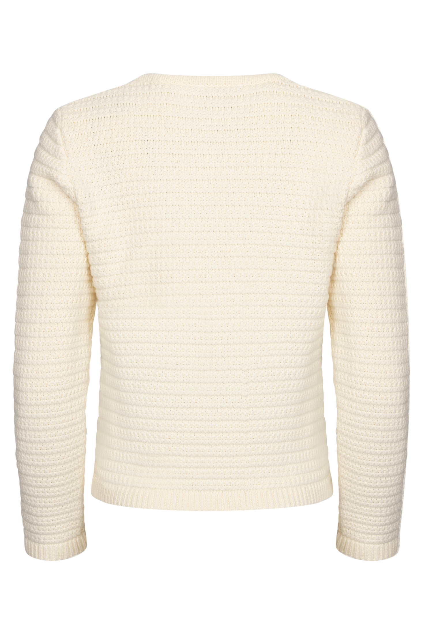 Marie Cotton Knit Cardigan - Off White