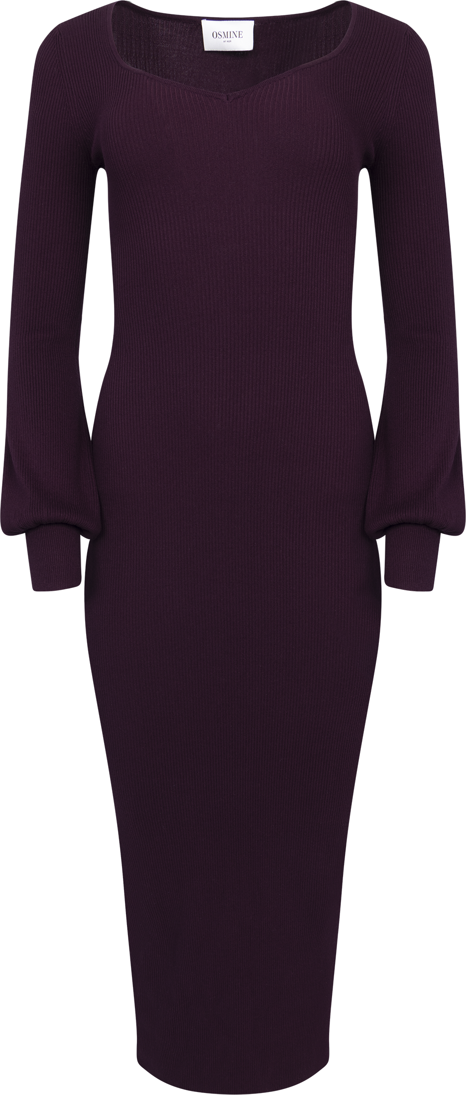 Janet Knit Dress - Burgundy