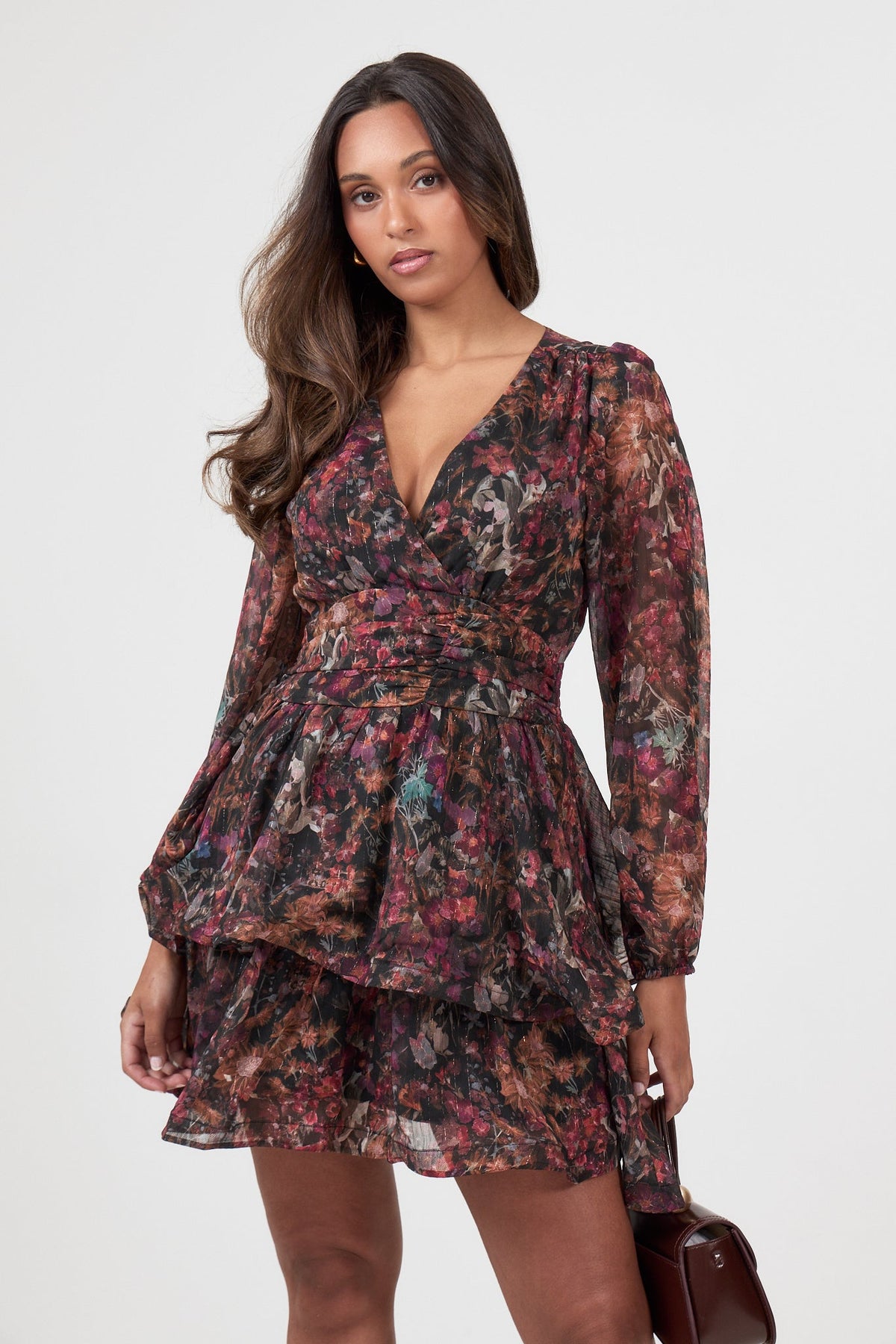 Jade Wave Floral Night Dress - Multi Floral