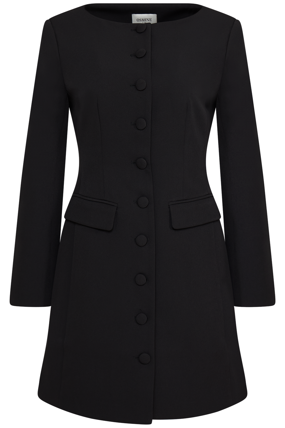 Henni Blazer Mini Dress - Black
