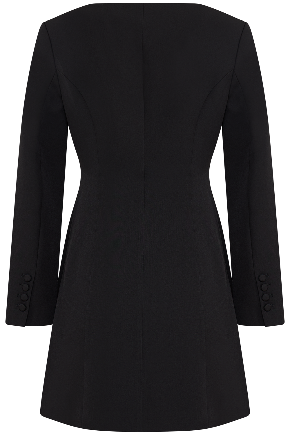 Henni Blazer Mini Dress - Black
