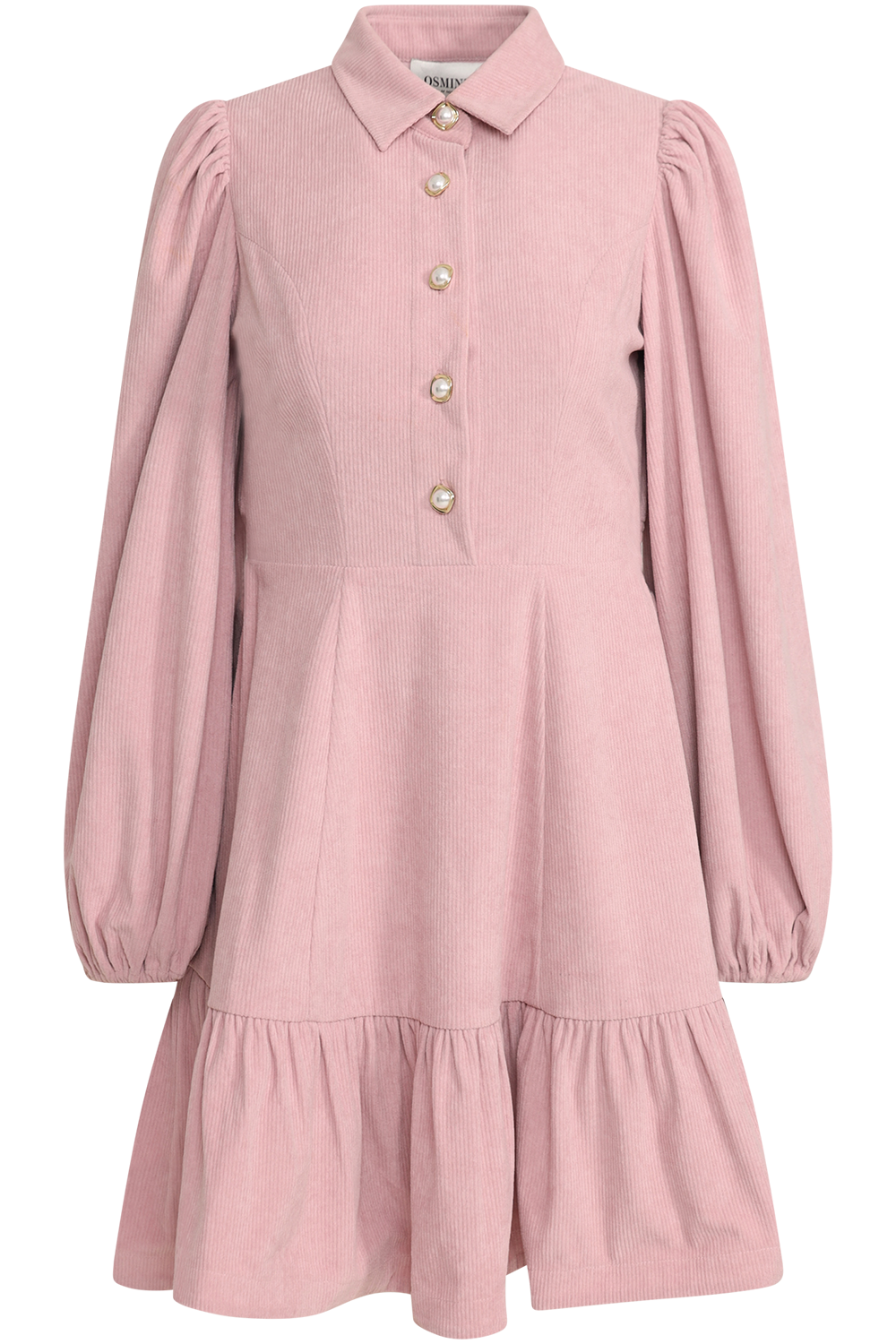 Mandy Cord Mini Dress - Dusty Pink