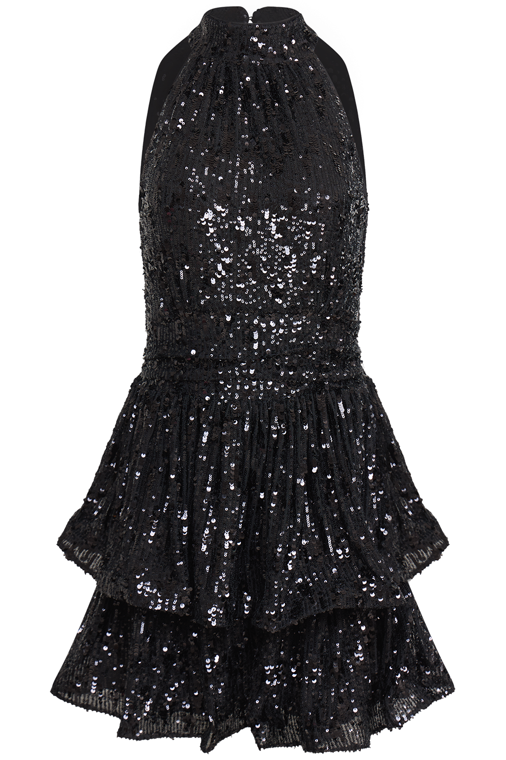 Iduna Sequin Mini Dress - Black
