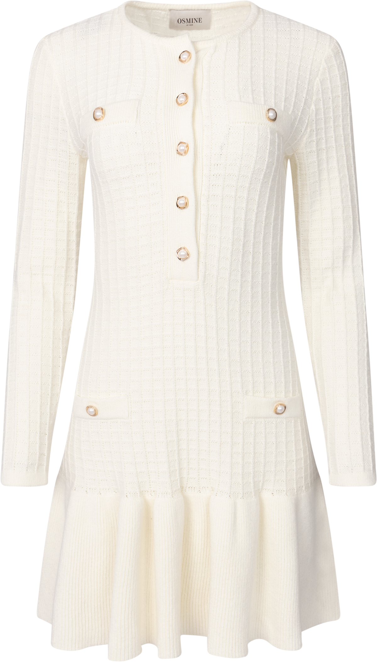 Gerda Crochet Mini Dress - Cream