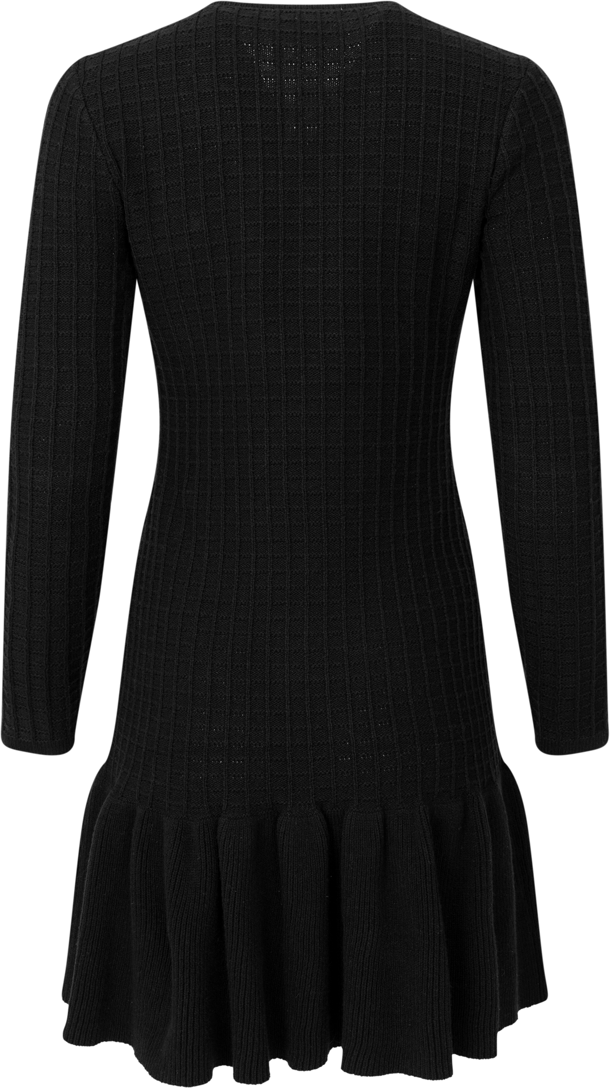 Gerda Crochet Mini Dress - Black