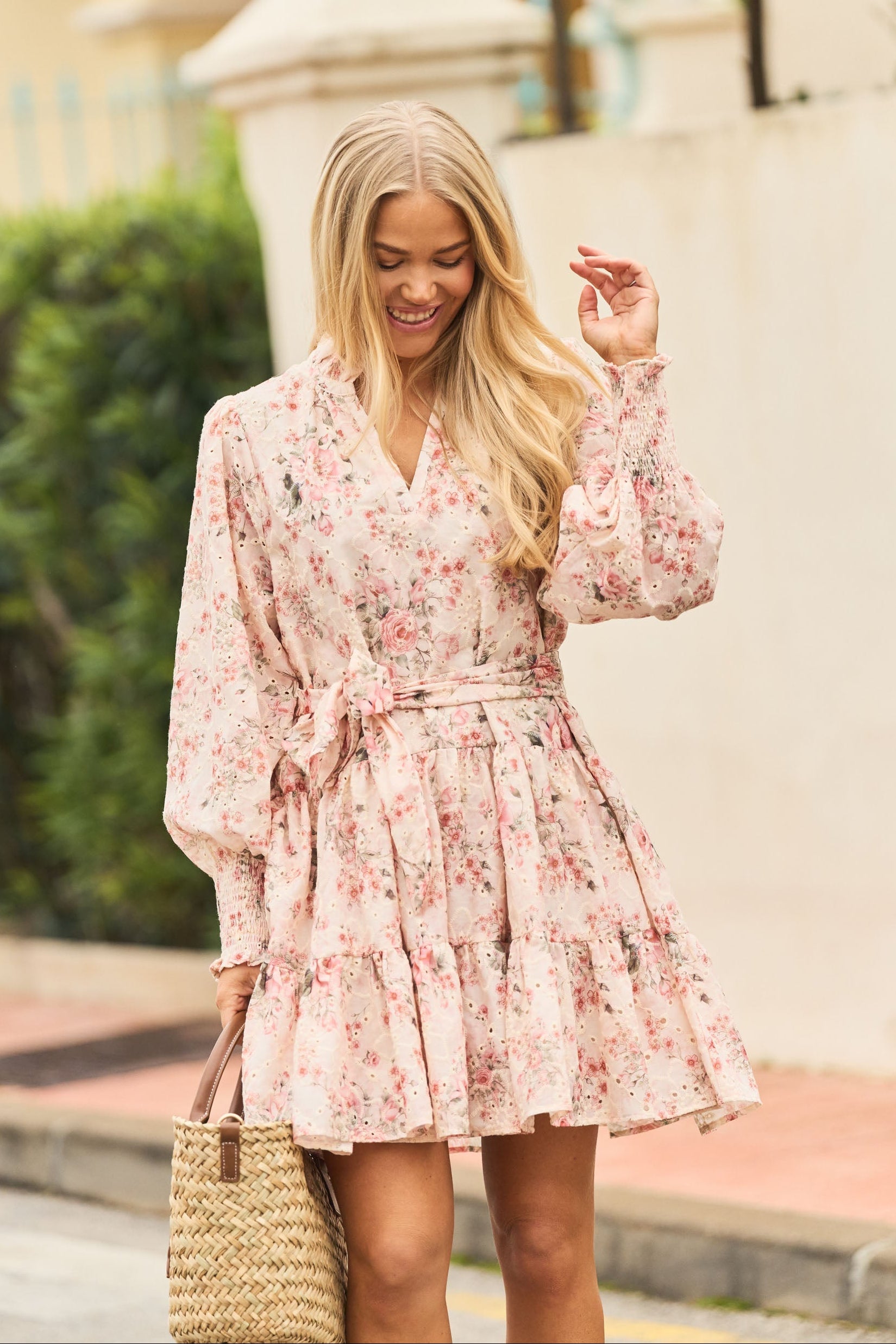 Delphine E Dress - Beige