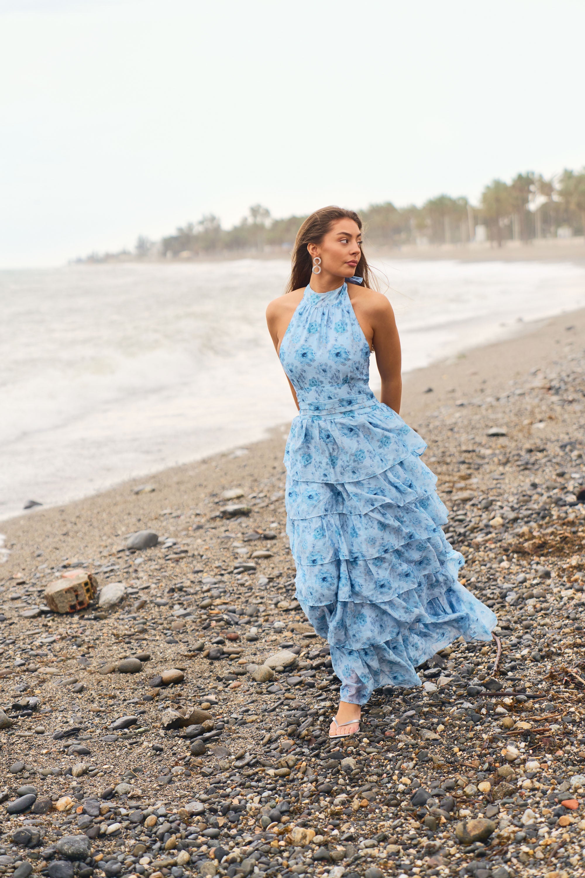 Ingalu Maxi Dress - Blue