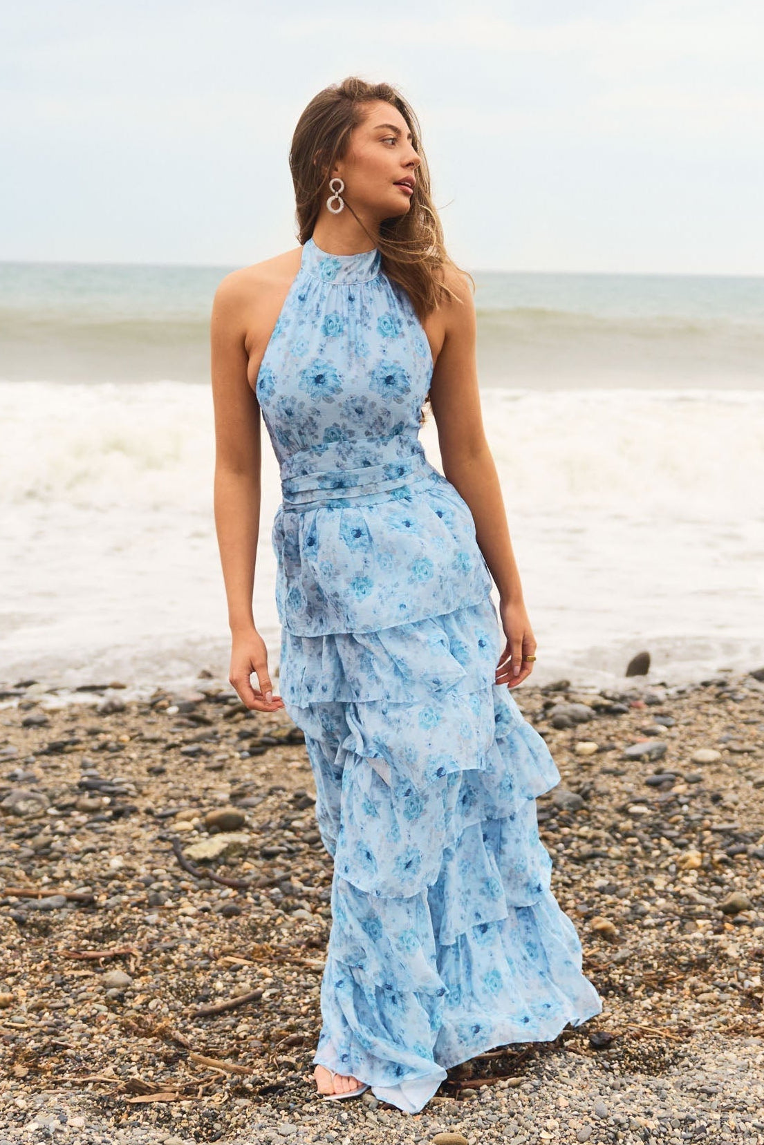 Ingalu Maxi Dress - Blue