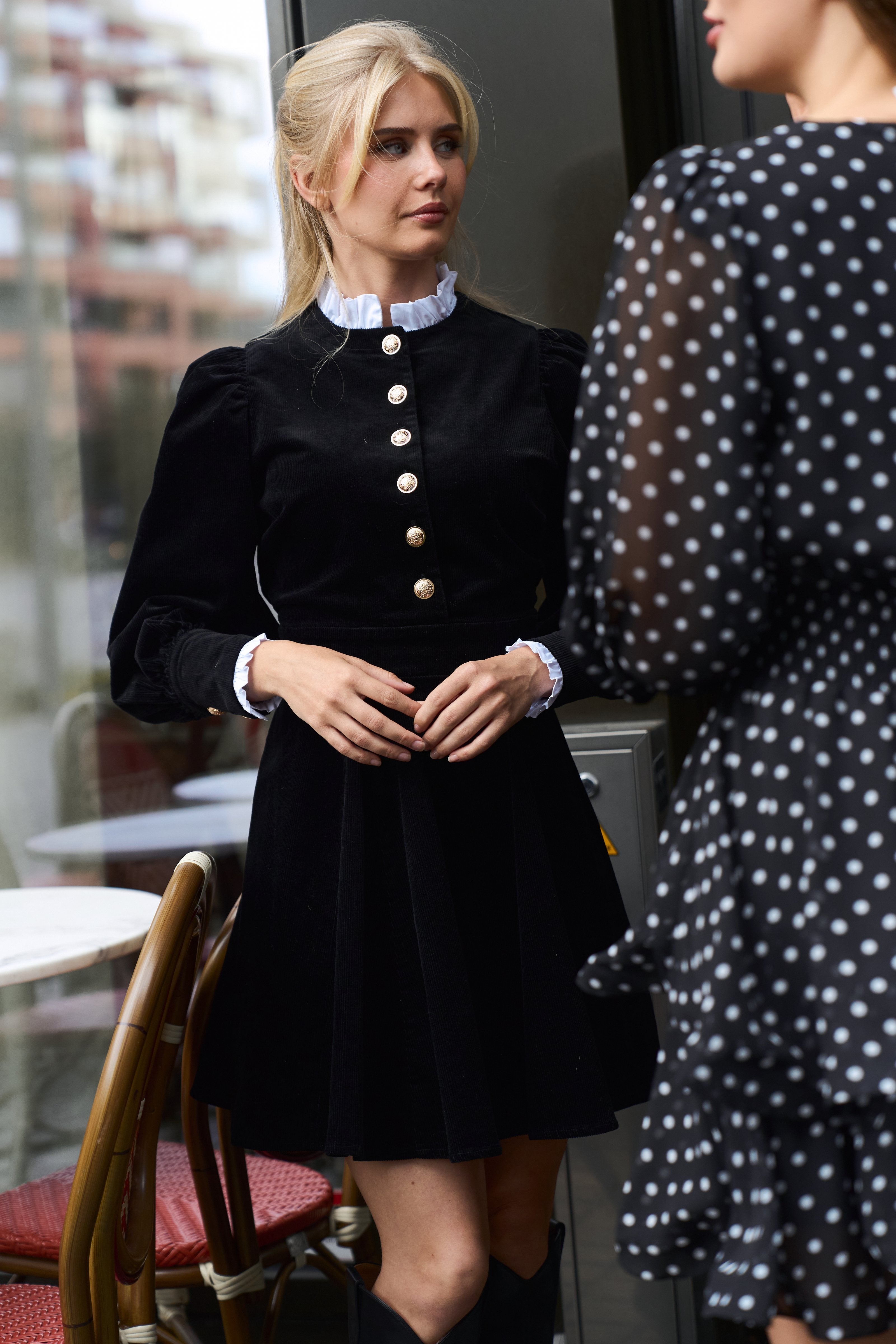 Livunn Cord Dress - Black