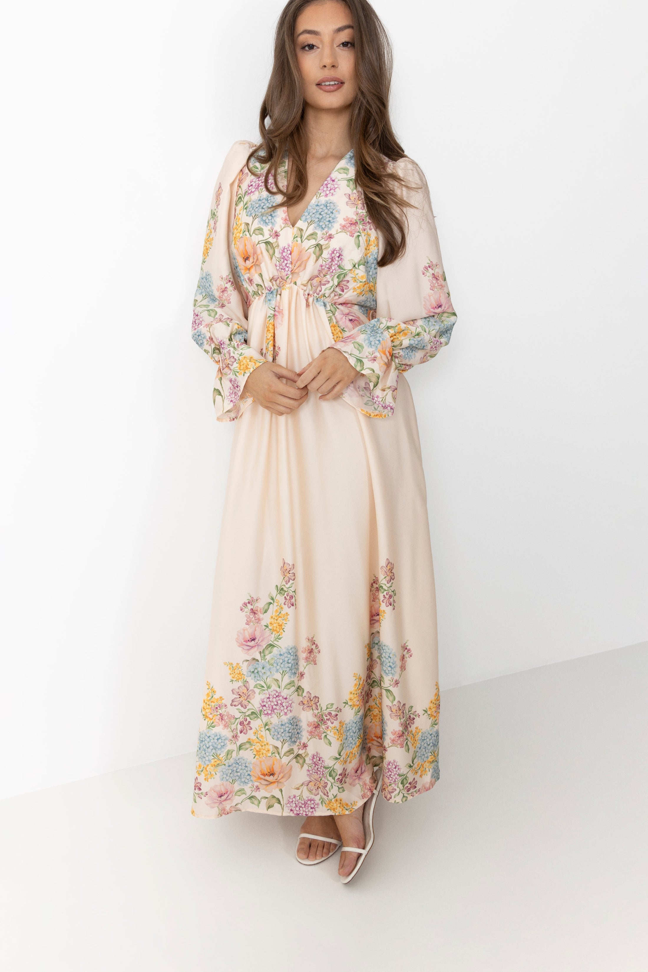Maja Floral Maxi Dress - Multi Floral