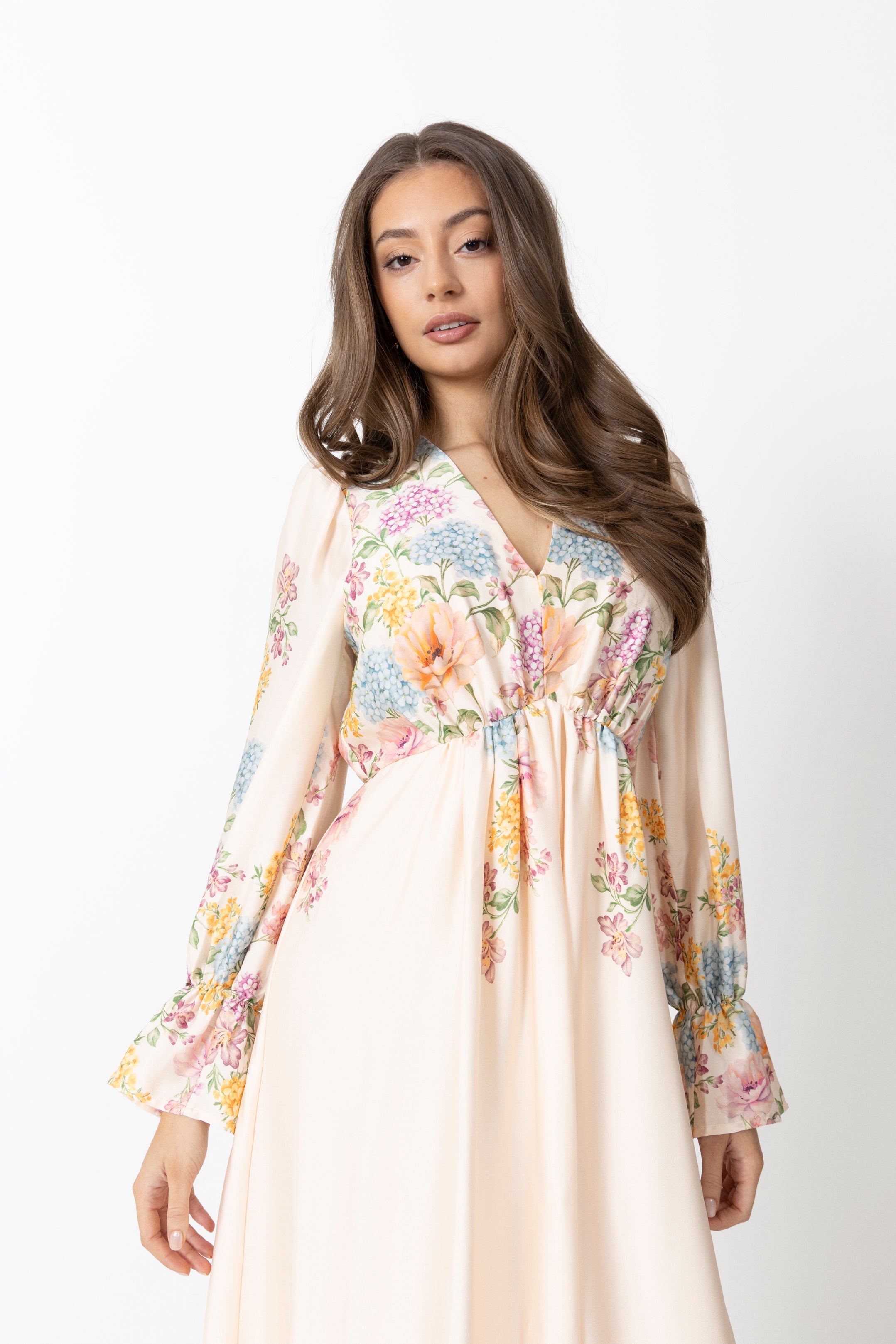 Maja Floral Maxi Dress - Multi Floral