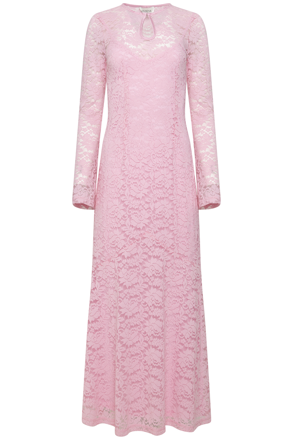 Laurine Lace Maxi Dress - Light Pink