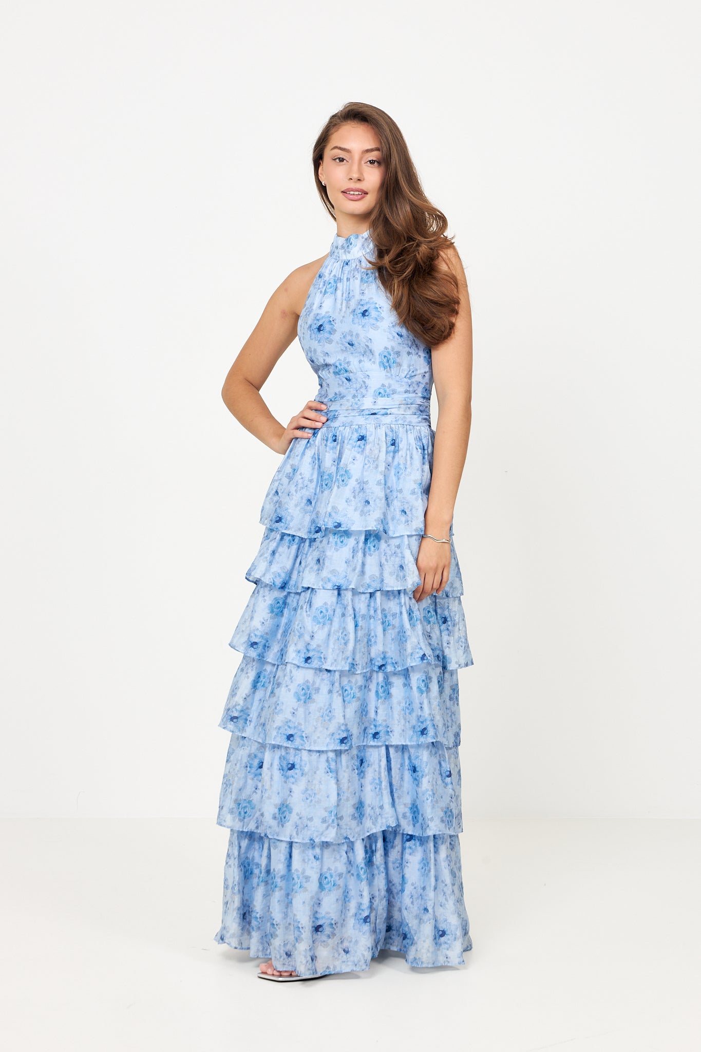 Ingalu Maxi Dress - Blue