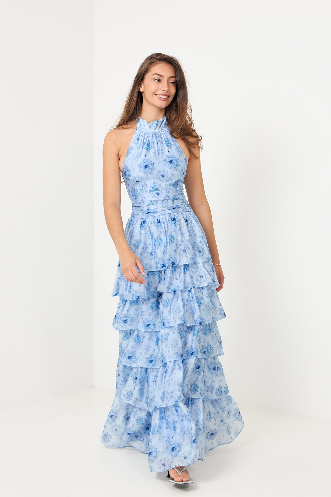 Ingalu Maxi Dress - Blue
