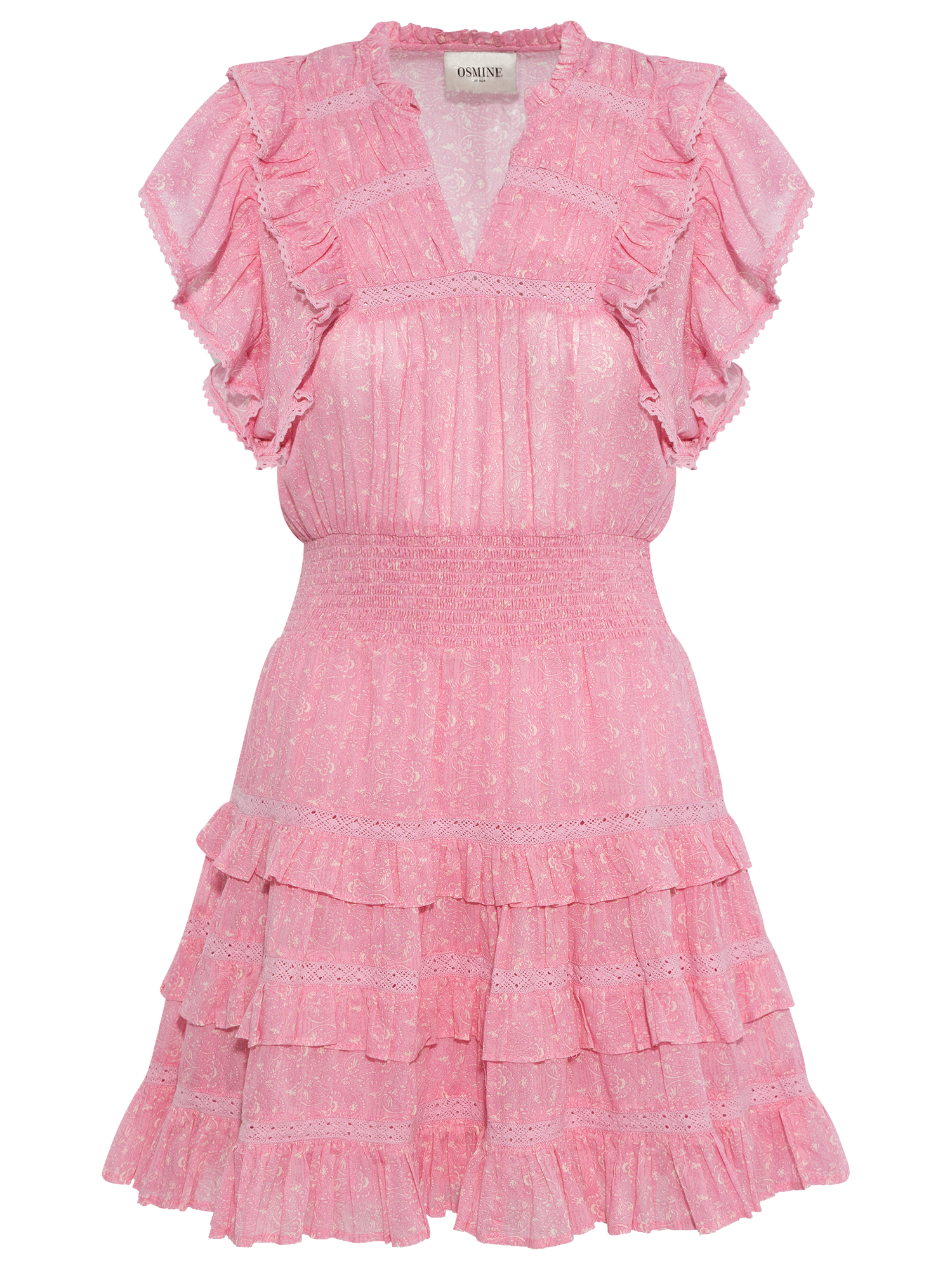 Fryd Paisley Dress - Light Pink