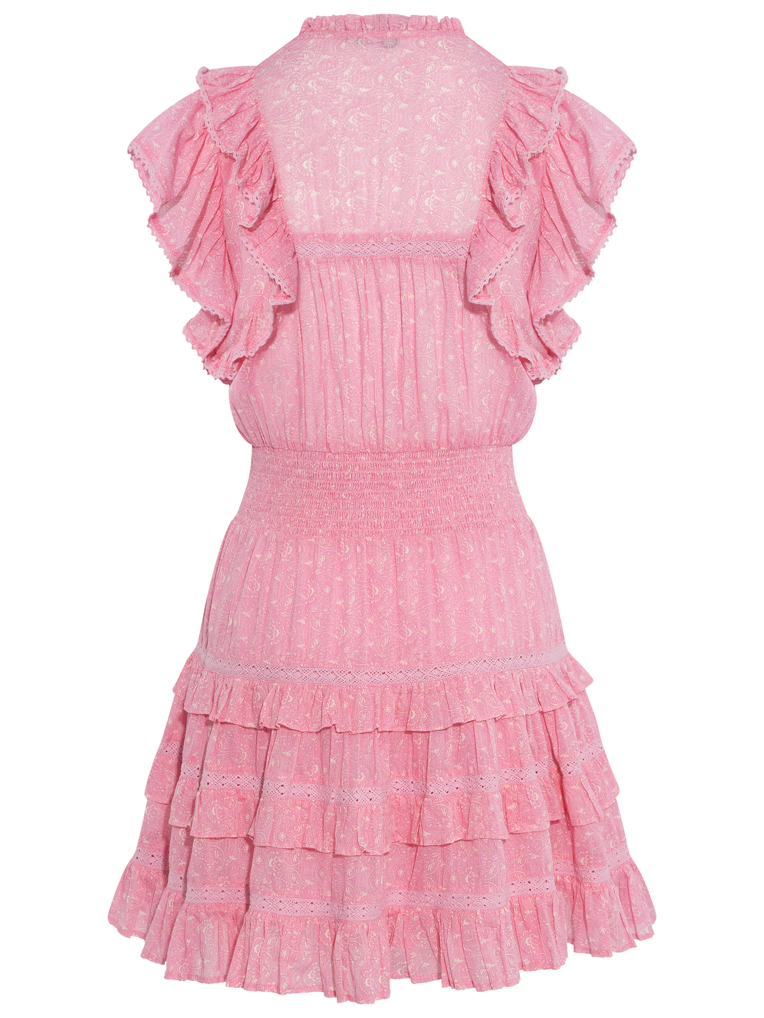 Fryd Paisley Dress - Light Pink