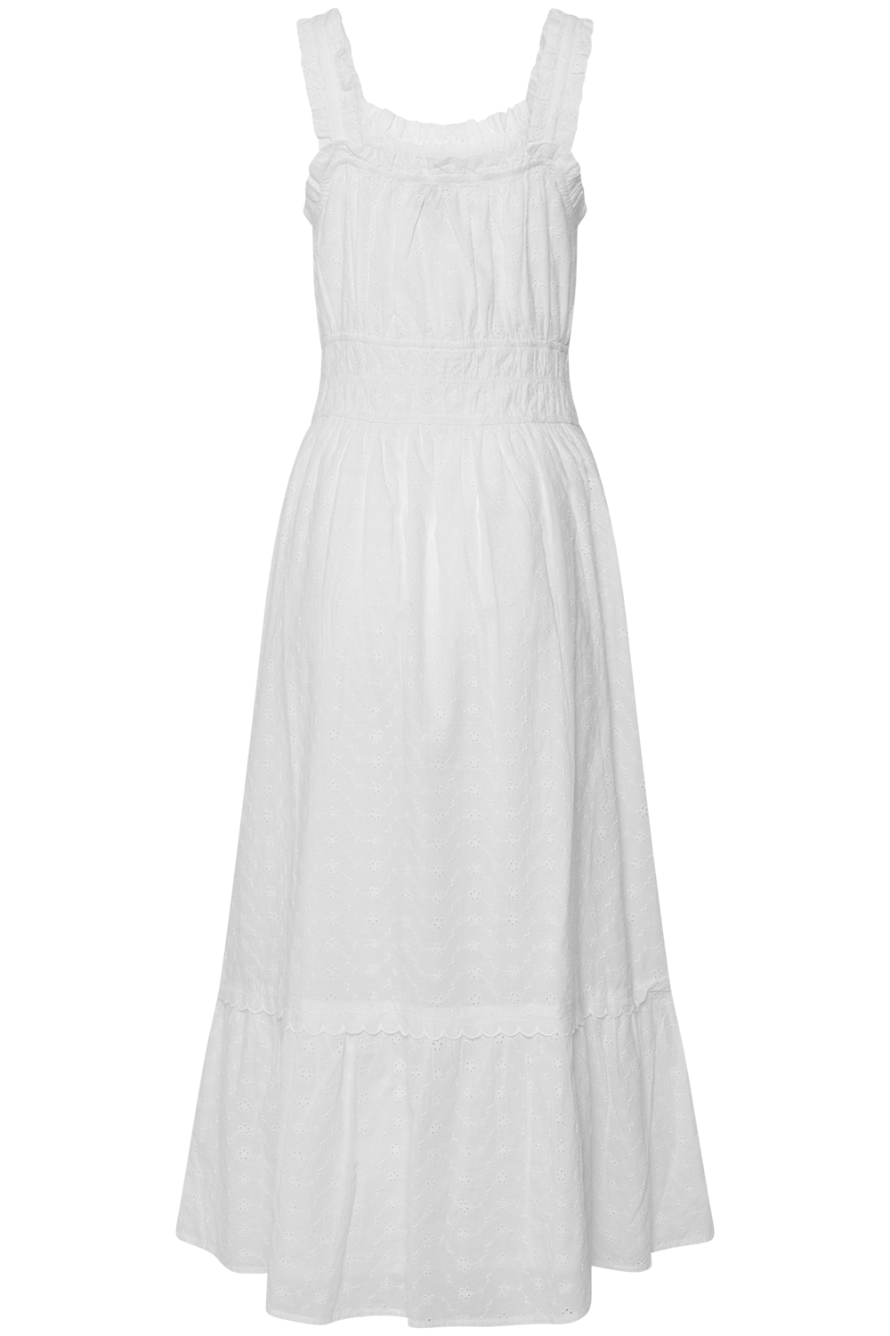 Vilja Cotton Maxi Dress - White
