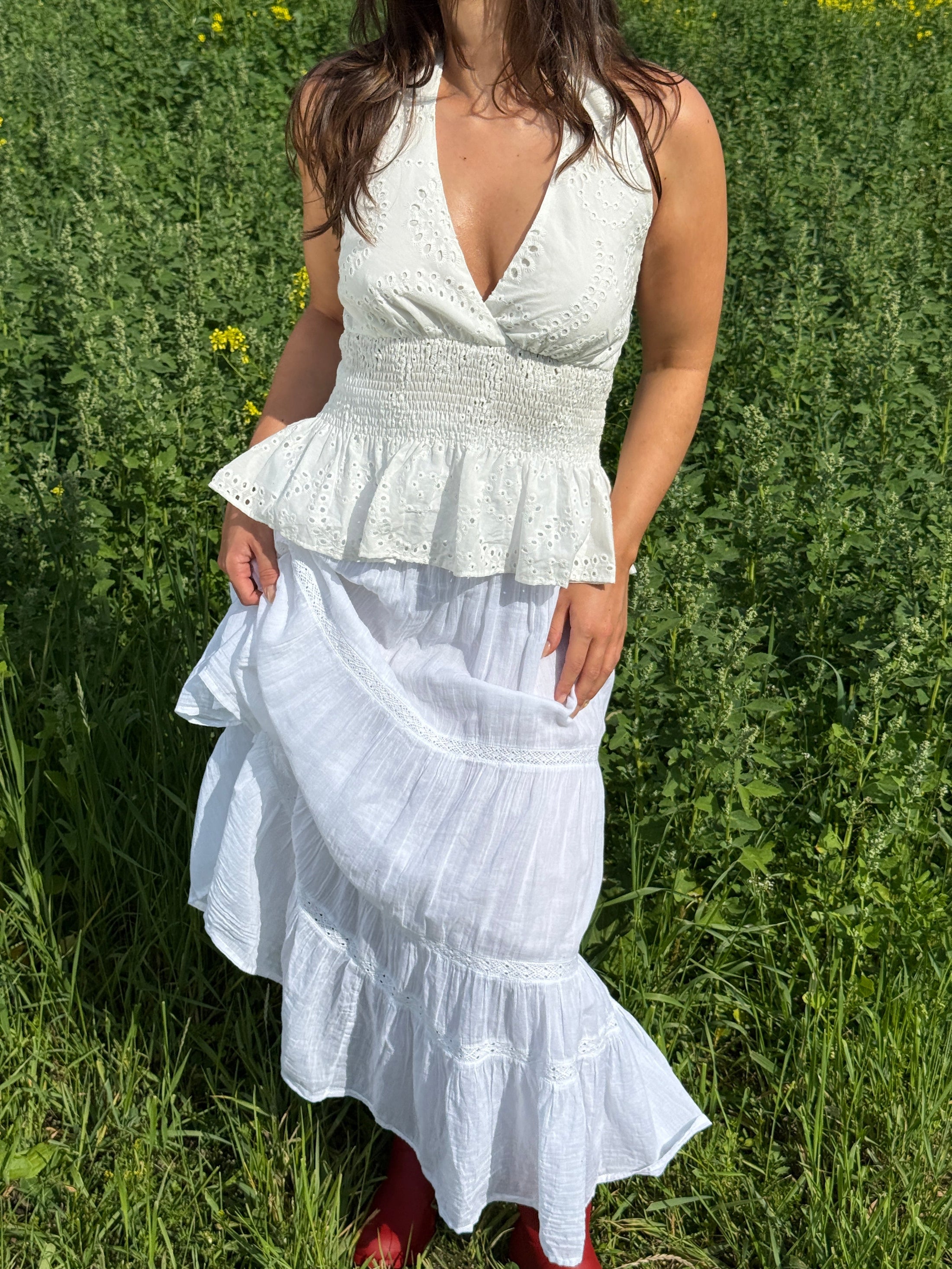 Freda Top - White
