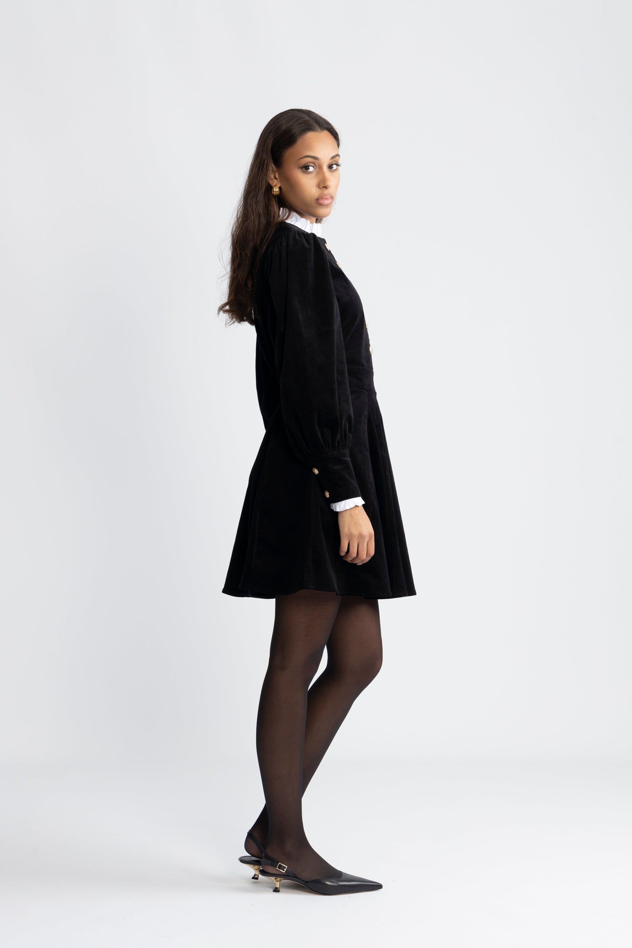 Livunn Cord Dress - Black