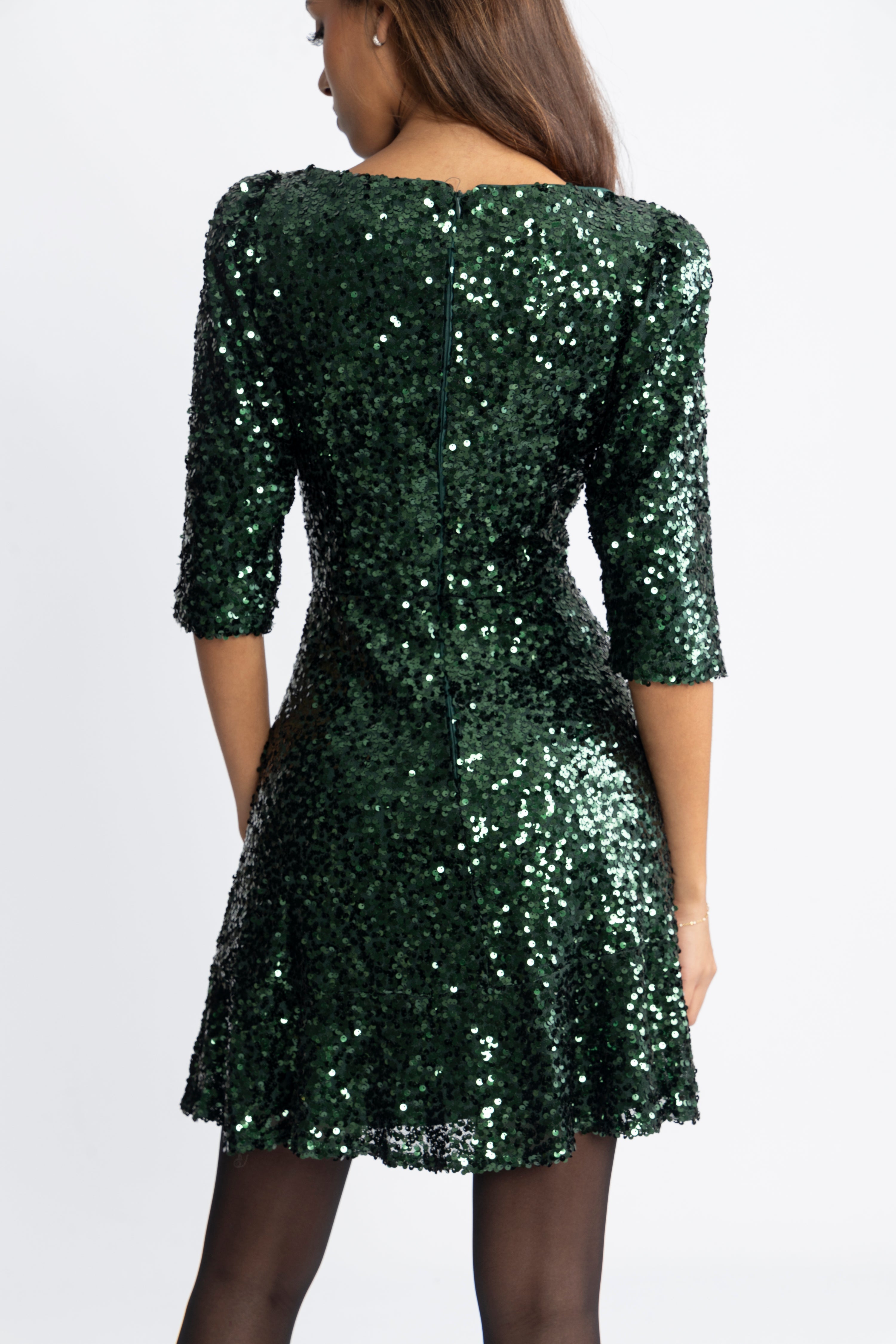 Sif Sequins Dress - Green