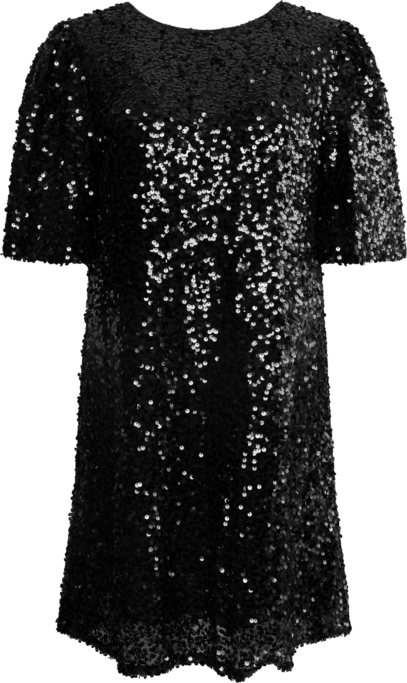 Julfrid Glitter Dress - Black