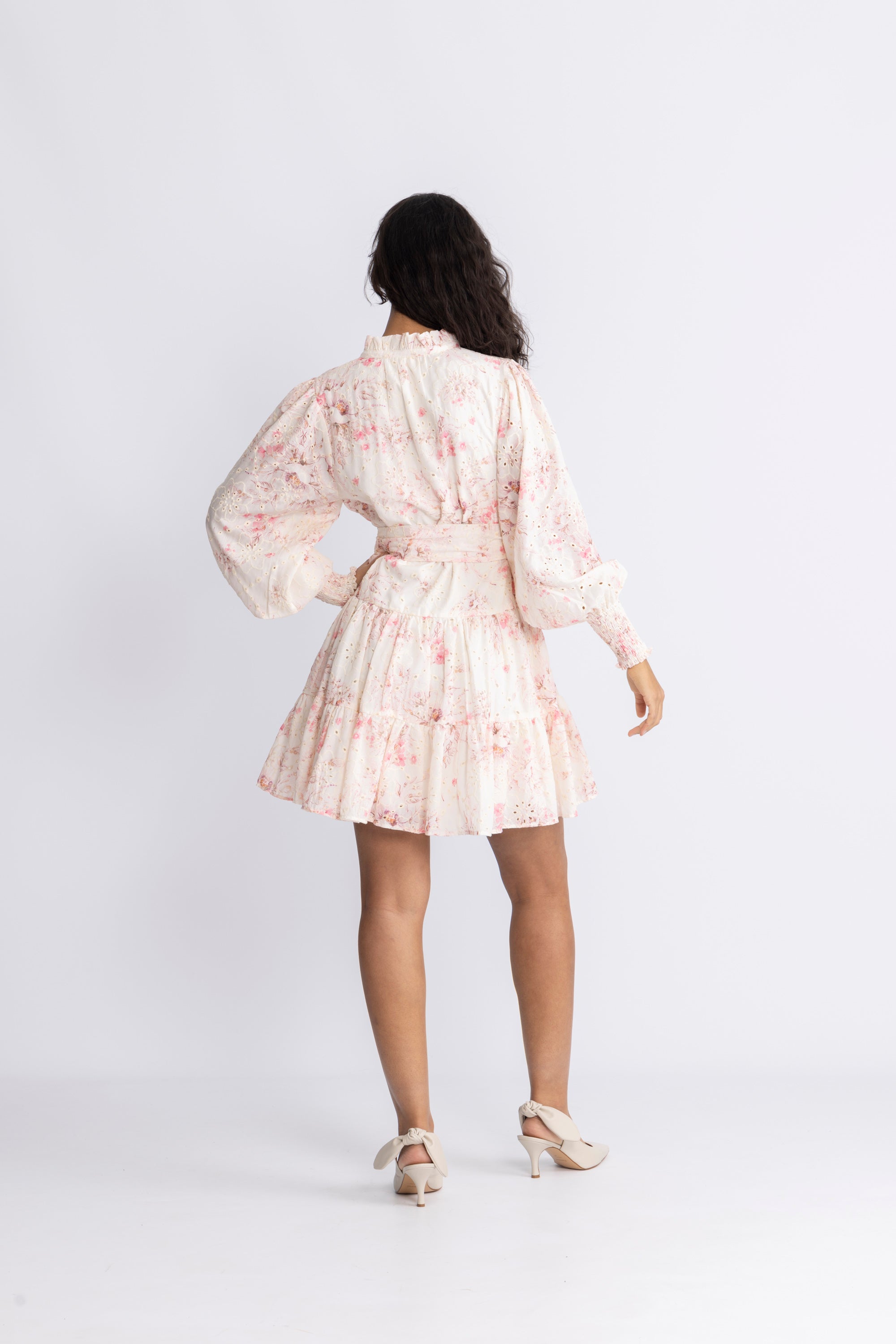 Delphine B Anglaise Dress - Pink