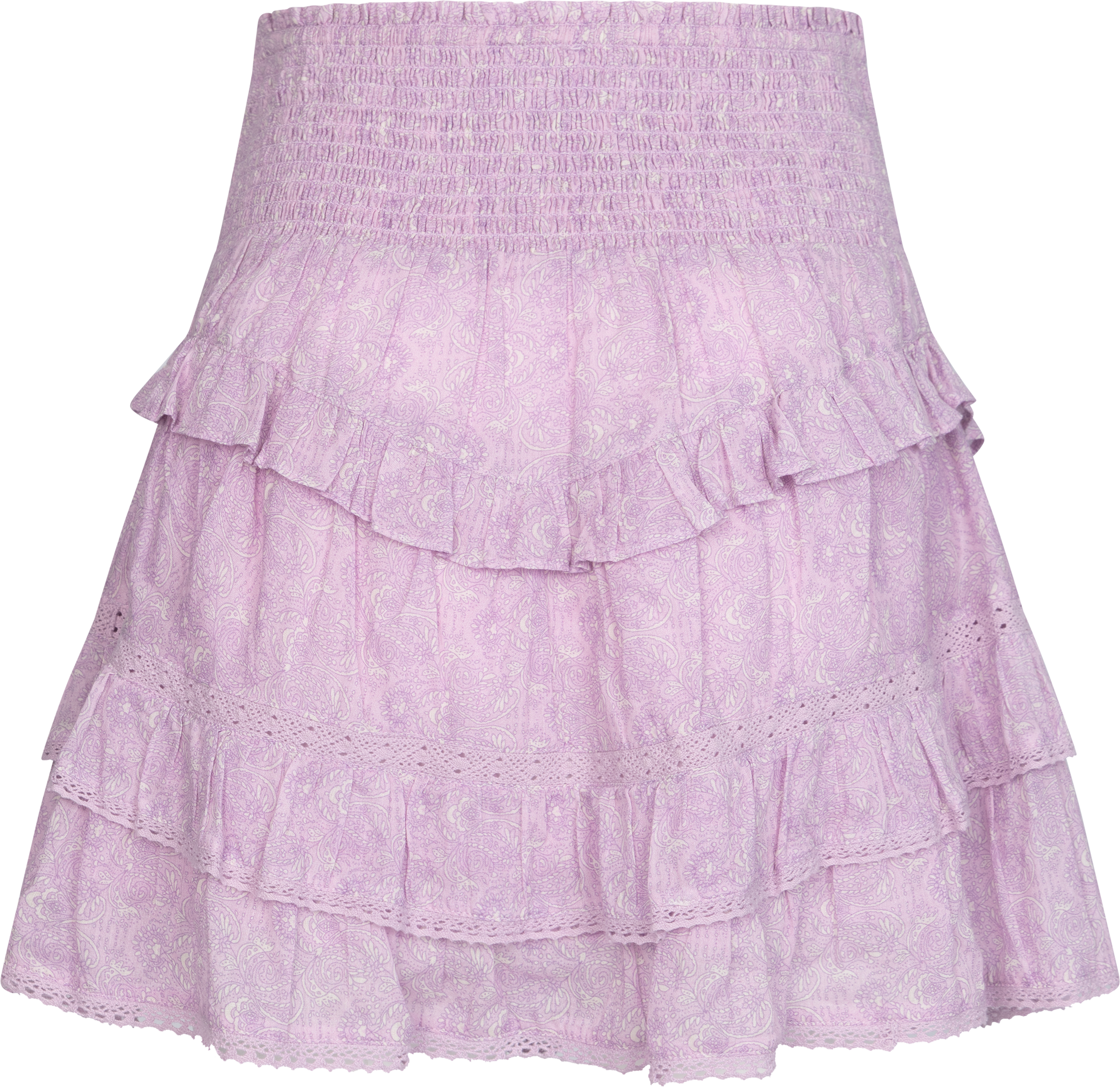 Vilde Paisley Skirt - Pink Paisley