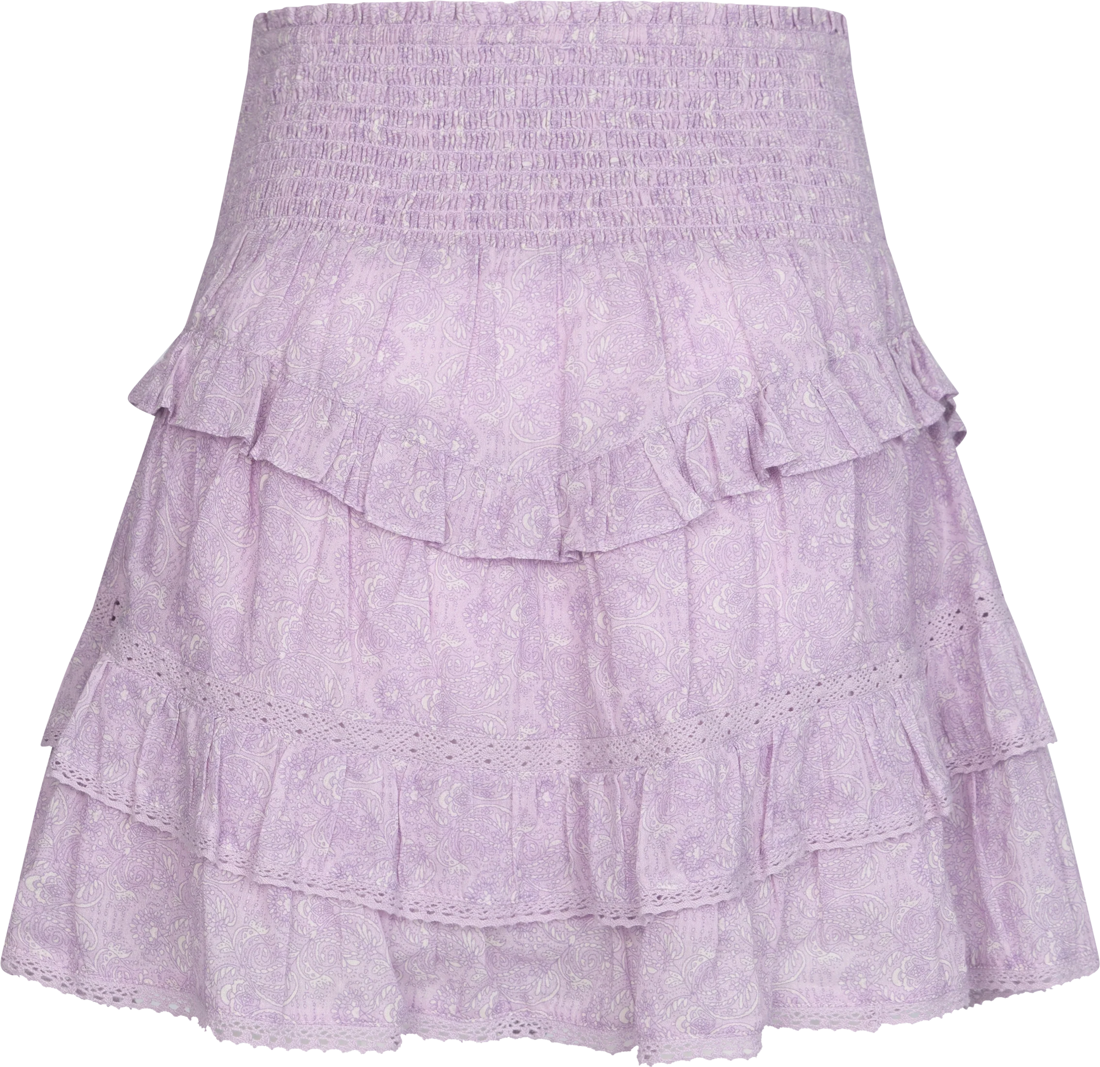 Vilde Paisley Skirt - Pink Paisley