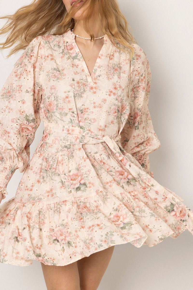 Delphine E Dress - Beige