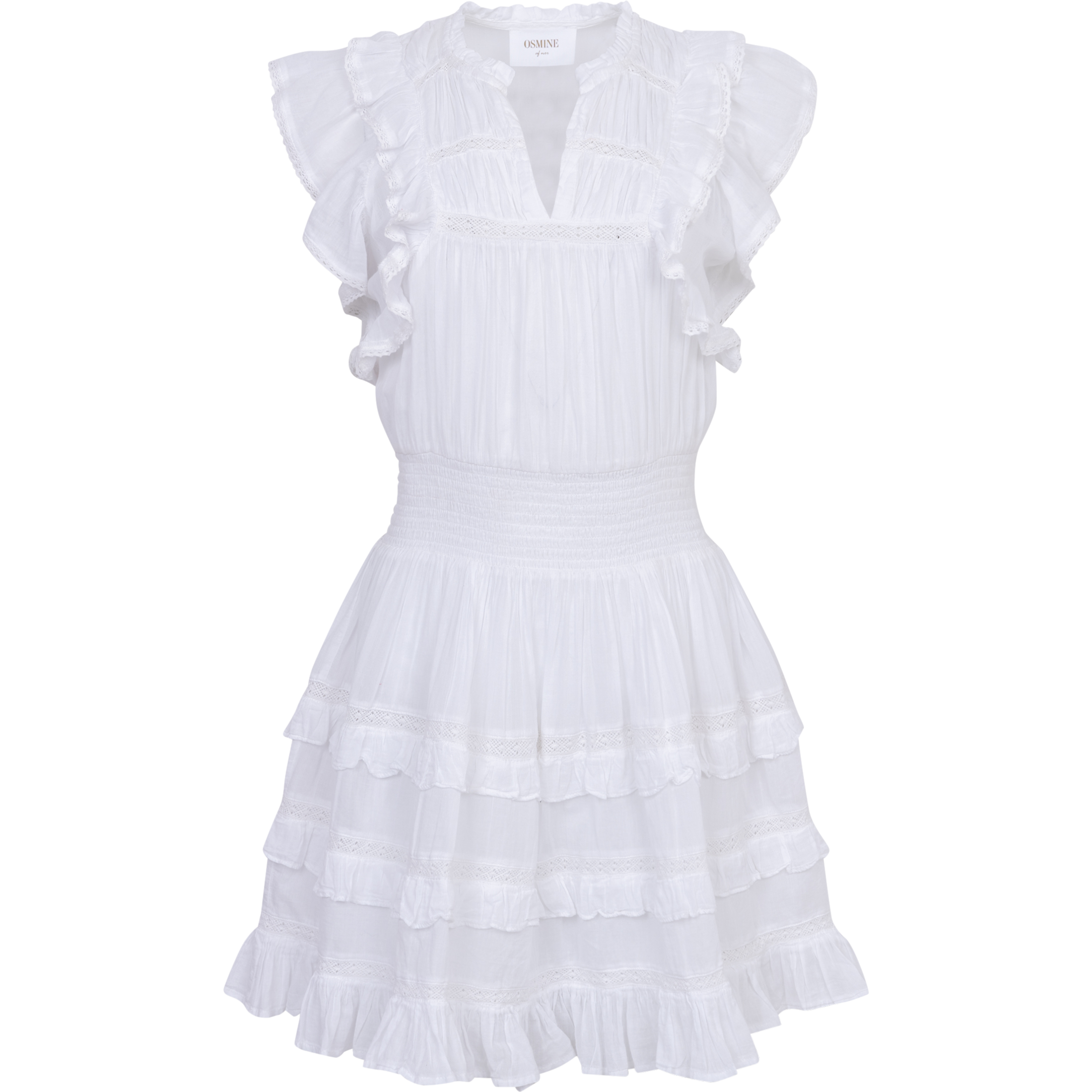Fryd Voile Dress - White