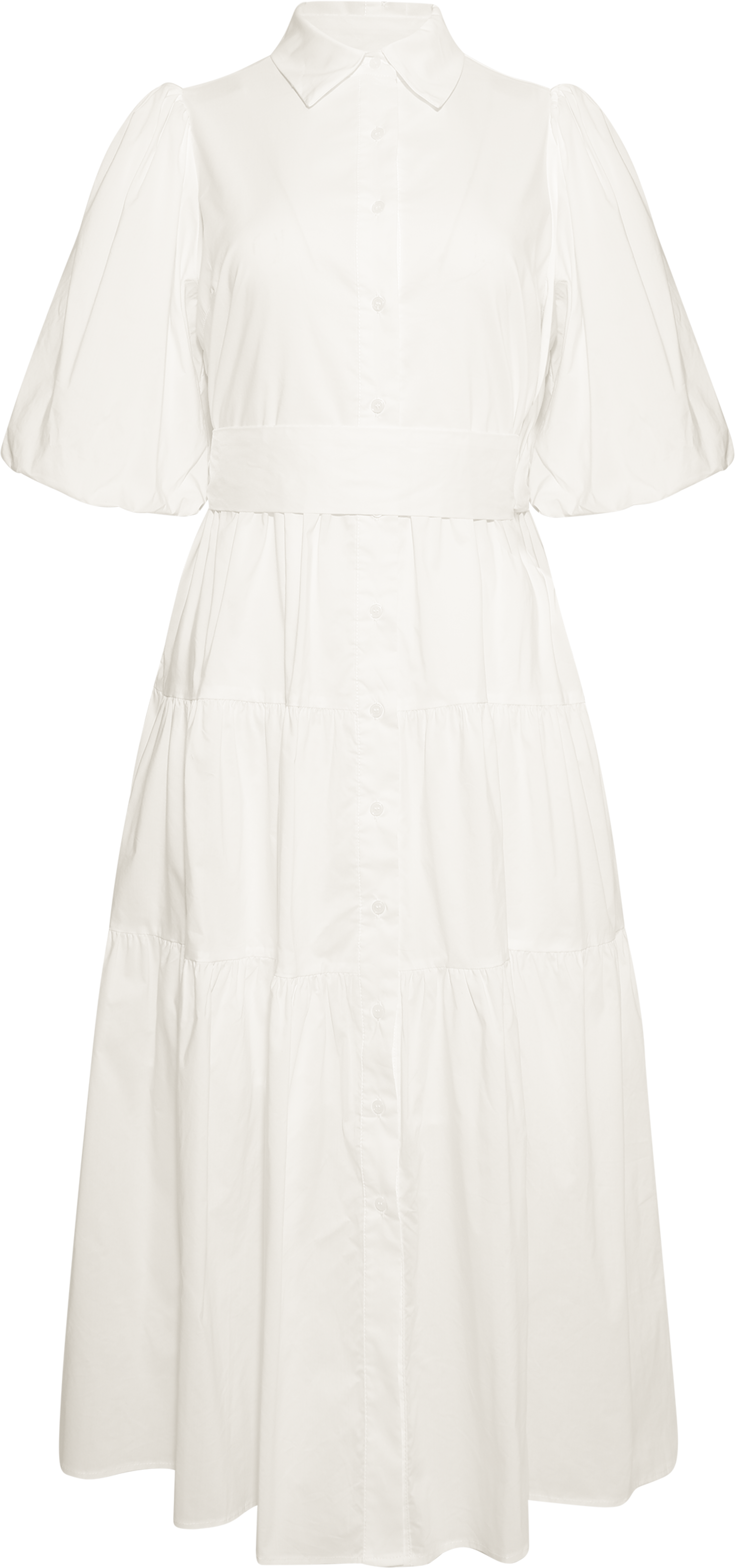 Lovisa Midi Shirt Dress - Off White