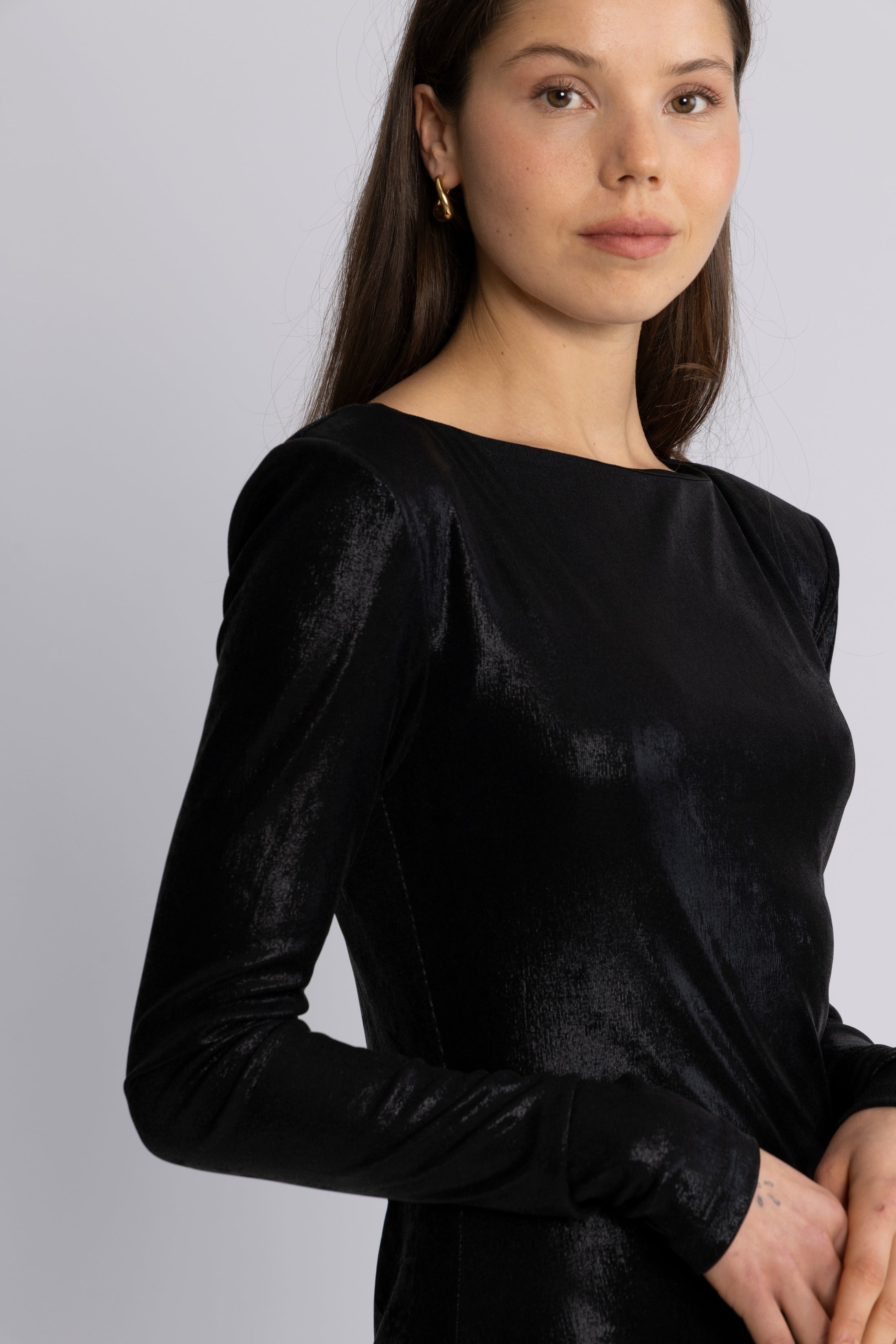 Signe Bodycon Mini Dress - Black