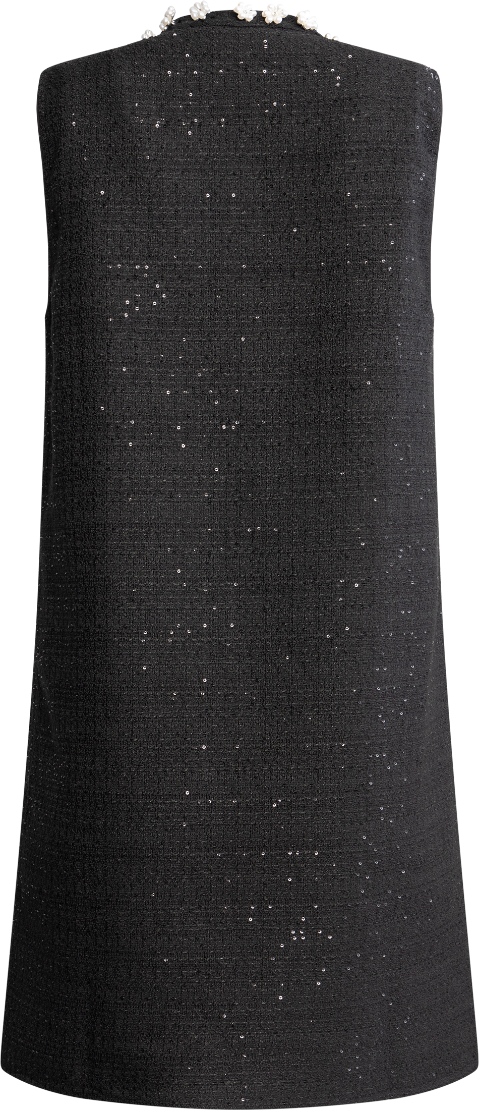 Bolette Boucle Sequins Dress - Black