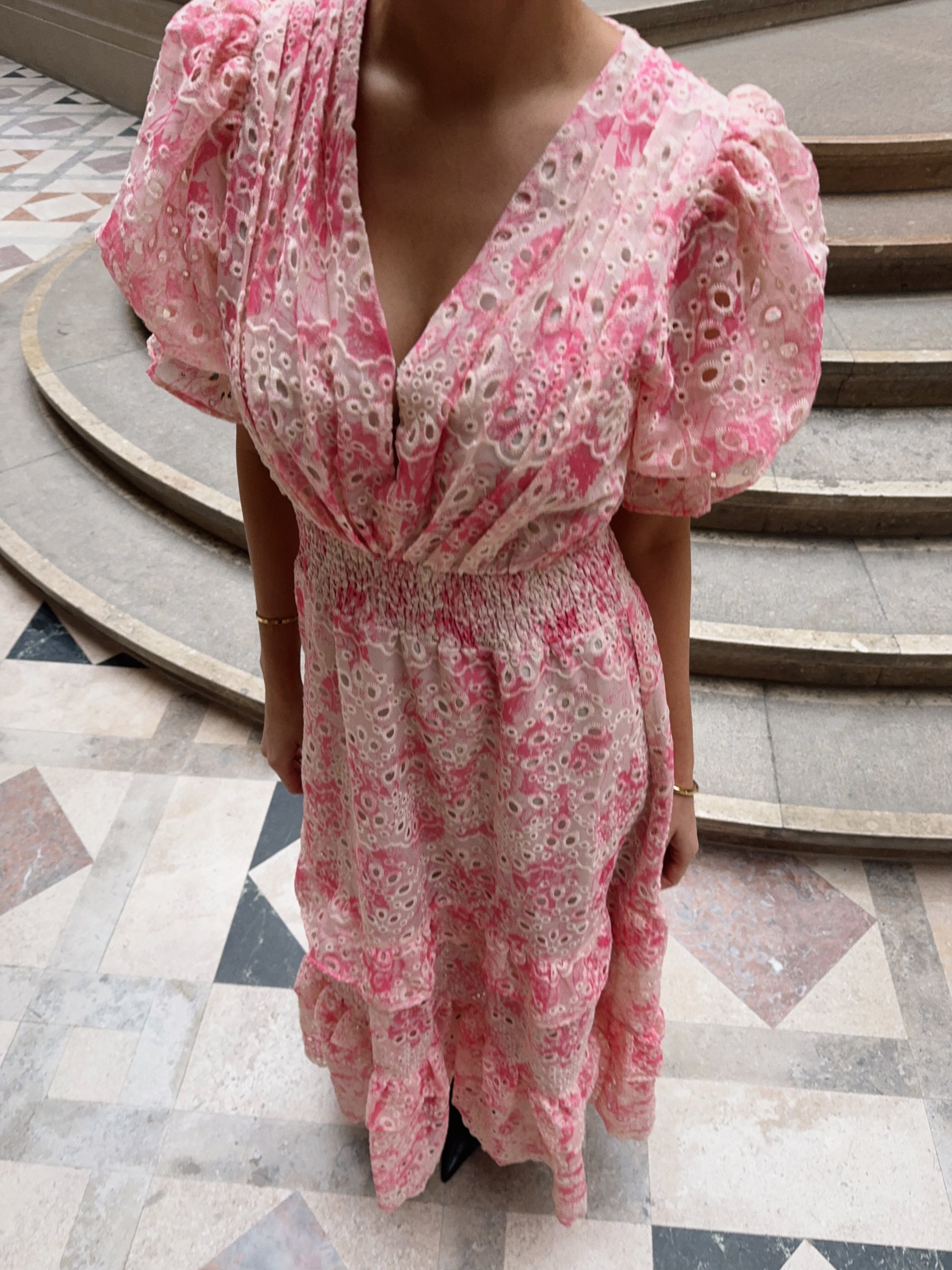 Nanni Floral Maxi Dress - Pink Floral