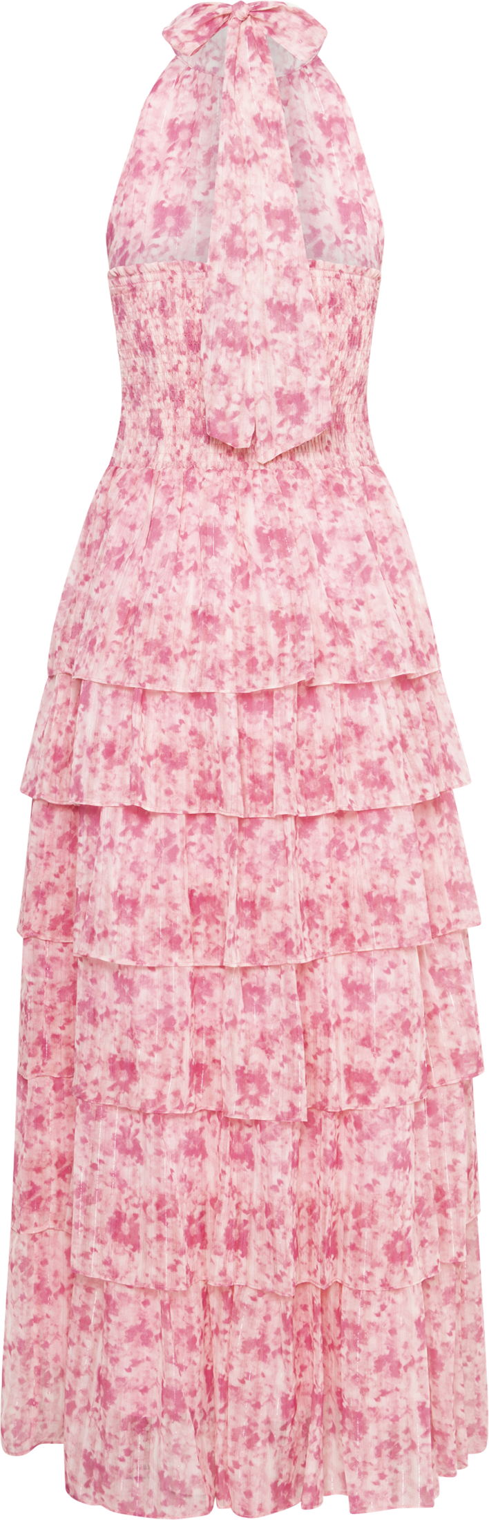 Ingalu Watercolor Dress - Pink