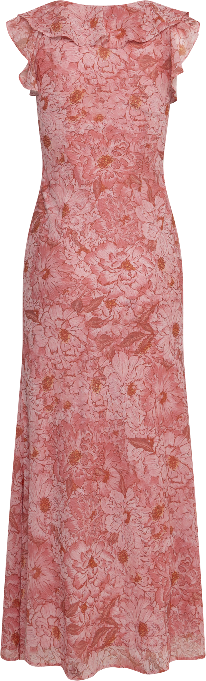 Adelia Chiffon Maxi Dress - Pink