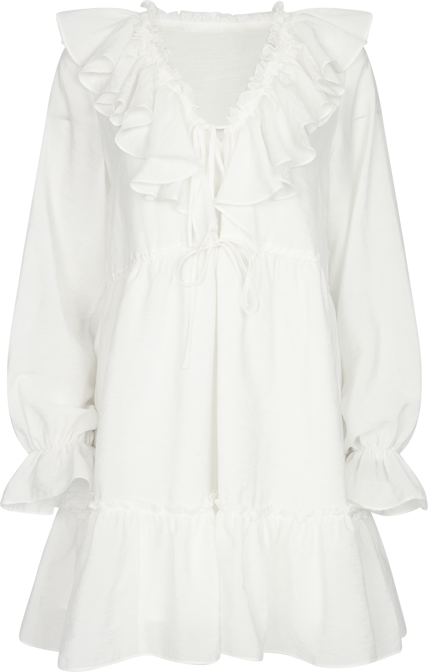 Aldora Boho Dress - White